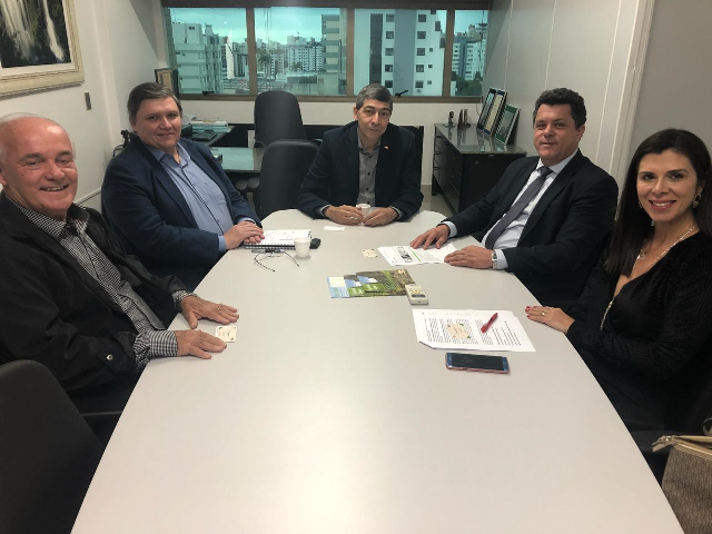 Ivan Naatz se reúne com direção do IMA para discutir licenciamentos ambientais