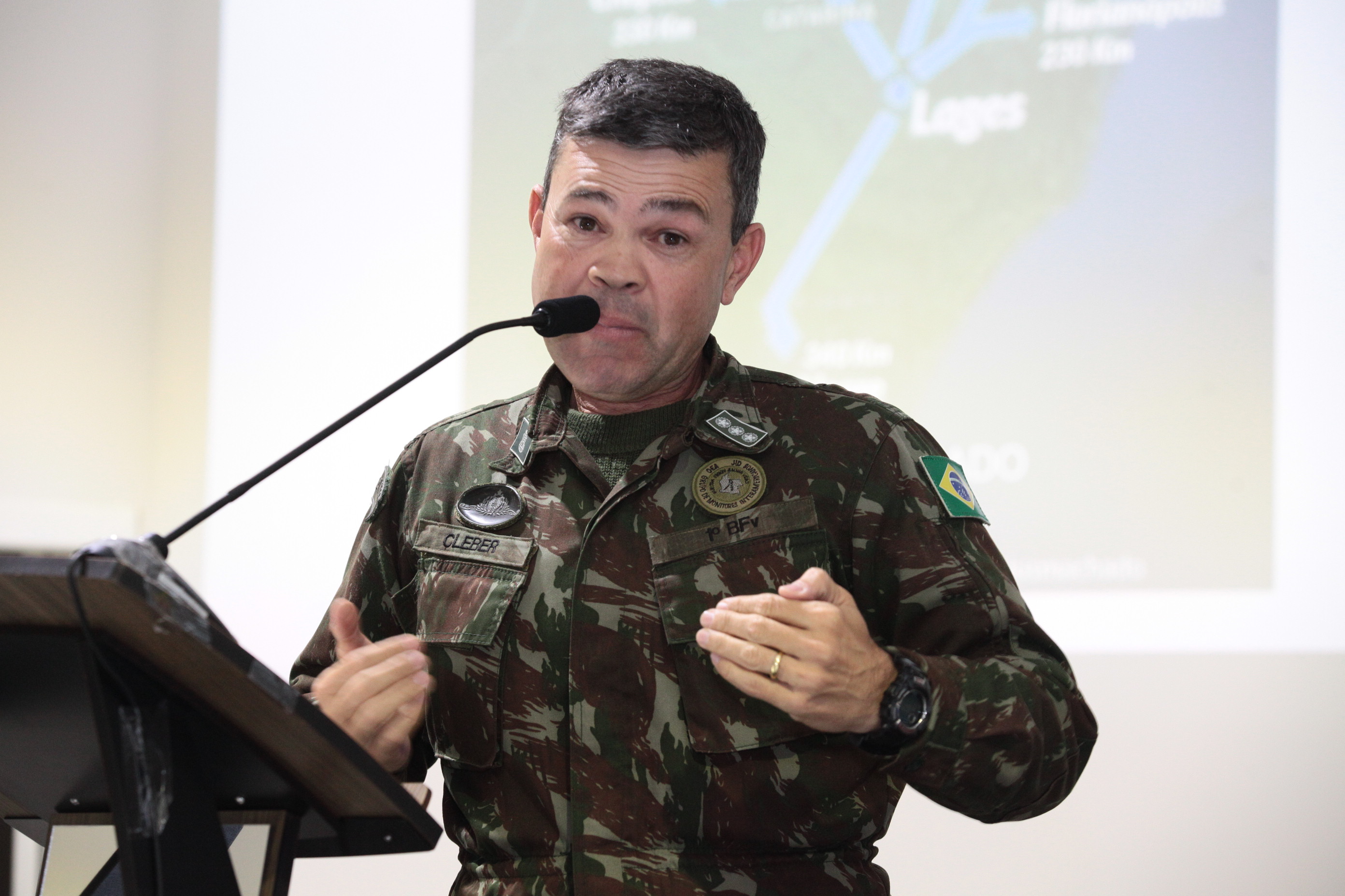 Audiência Pública - Porto Seco de Lages - Tenente-coronel Cleber Machado Arruda