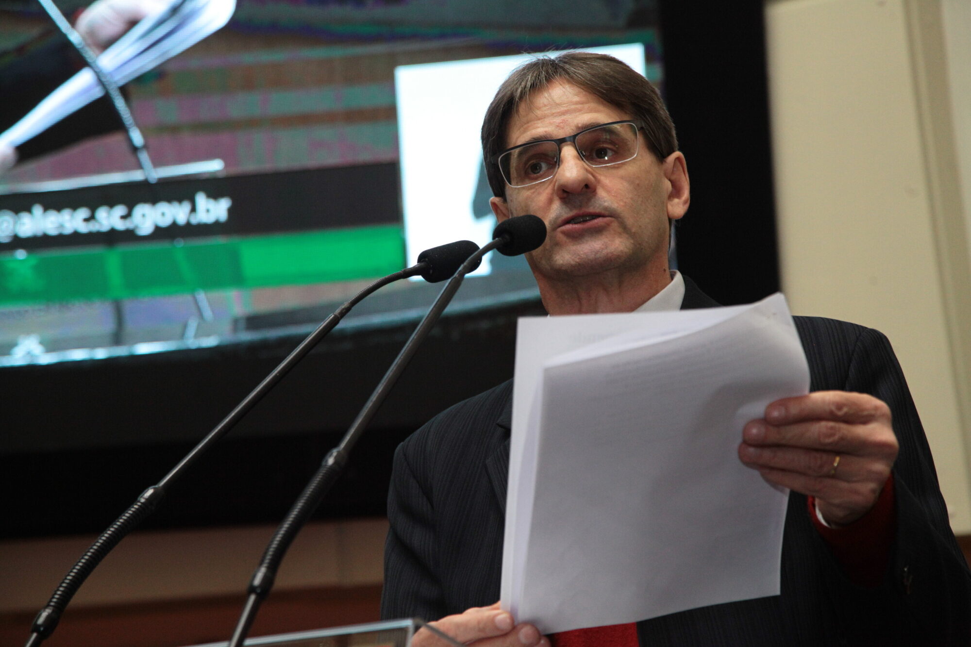 Saretta volta a pedir reforma da SC-355 entre Jaborá e BR-282