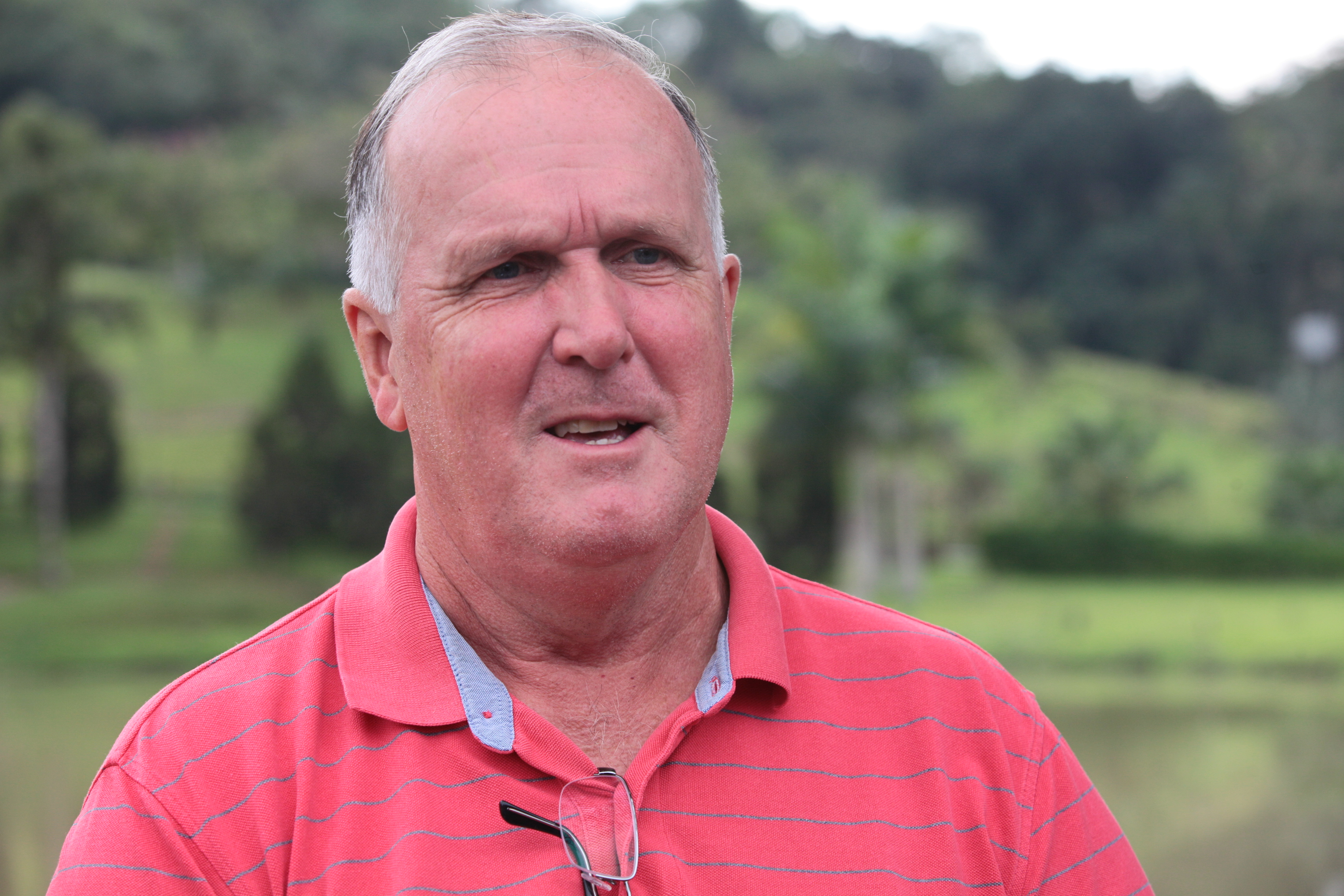 Piscicultura em Santa Catarina - Laureano Schimitt, proprietário de Pesque e Pague em Gaspar