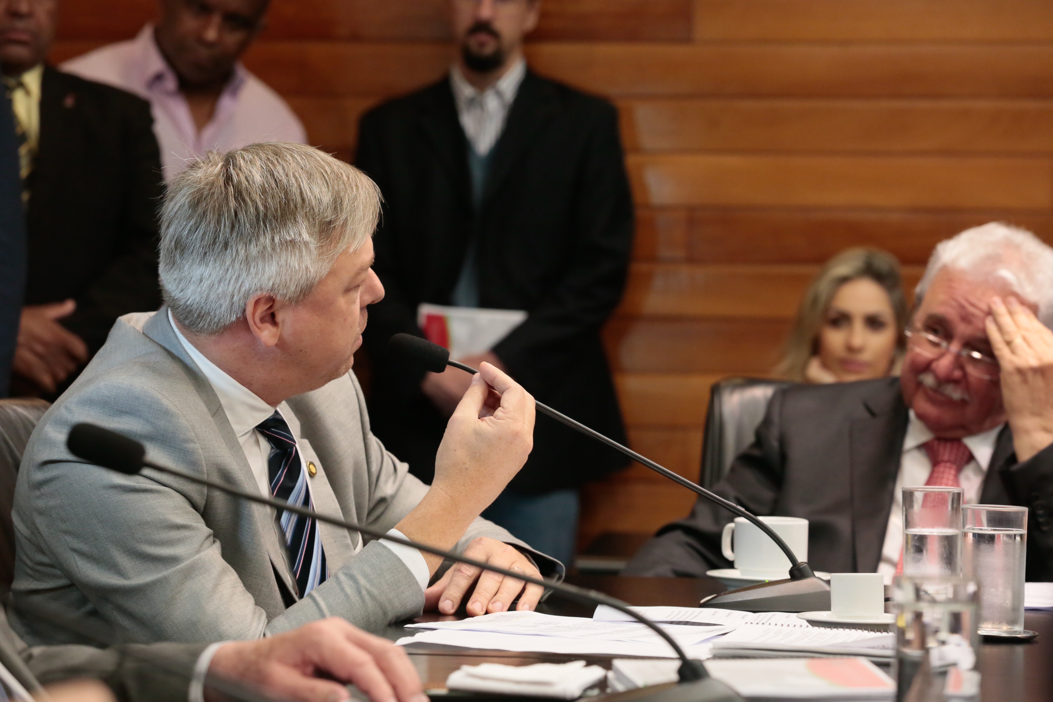 Comissão de Finanças e Tributação - Deputado Fabiano da Luz (PT) e Deputado Moacir Sopelsa (MDB)