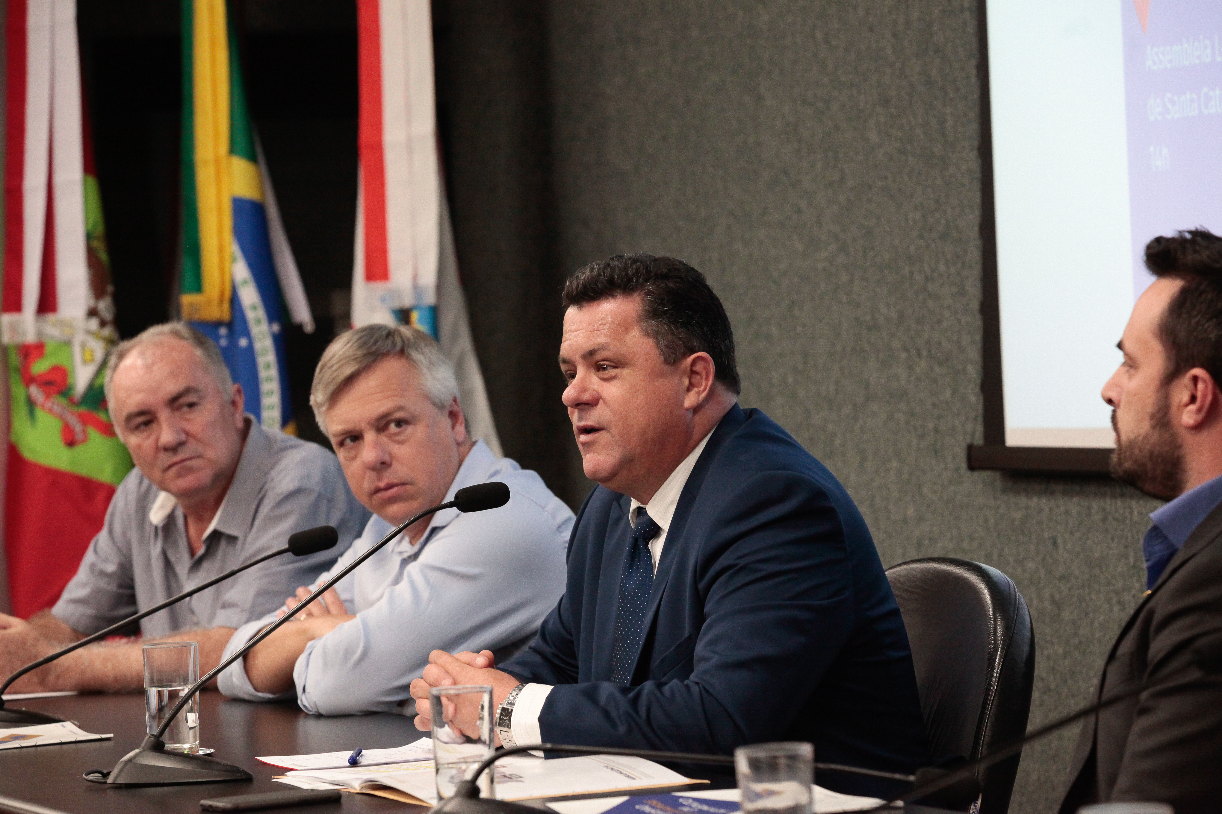 Deputado Ivan Natz (PV) e  - Deputado Fabiano da Luz (PT)