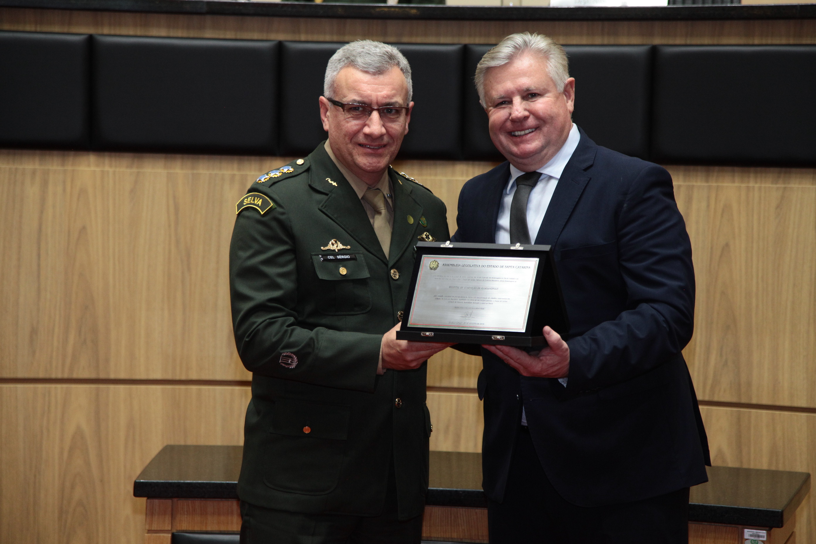 Sessão Especial em Comemoração ao Dia do Soldado - Coronel Sérgio Luis Hammes