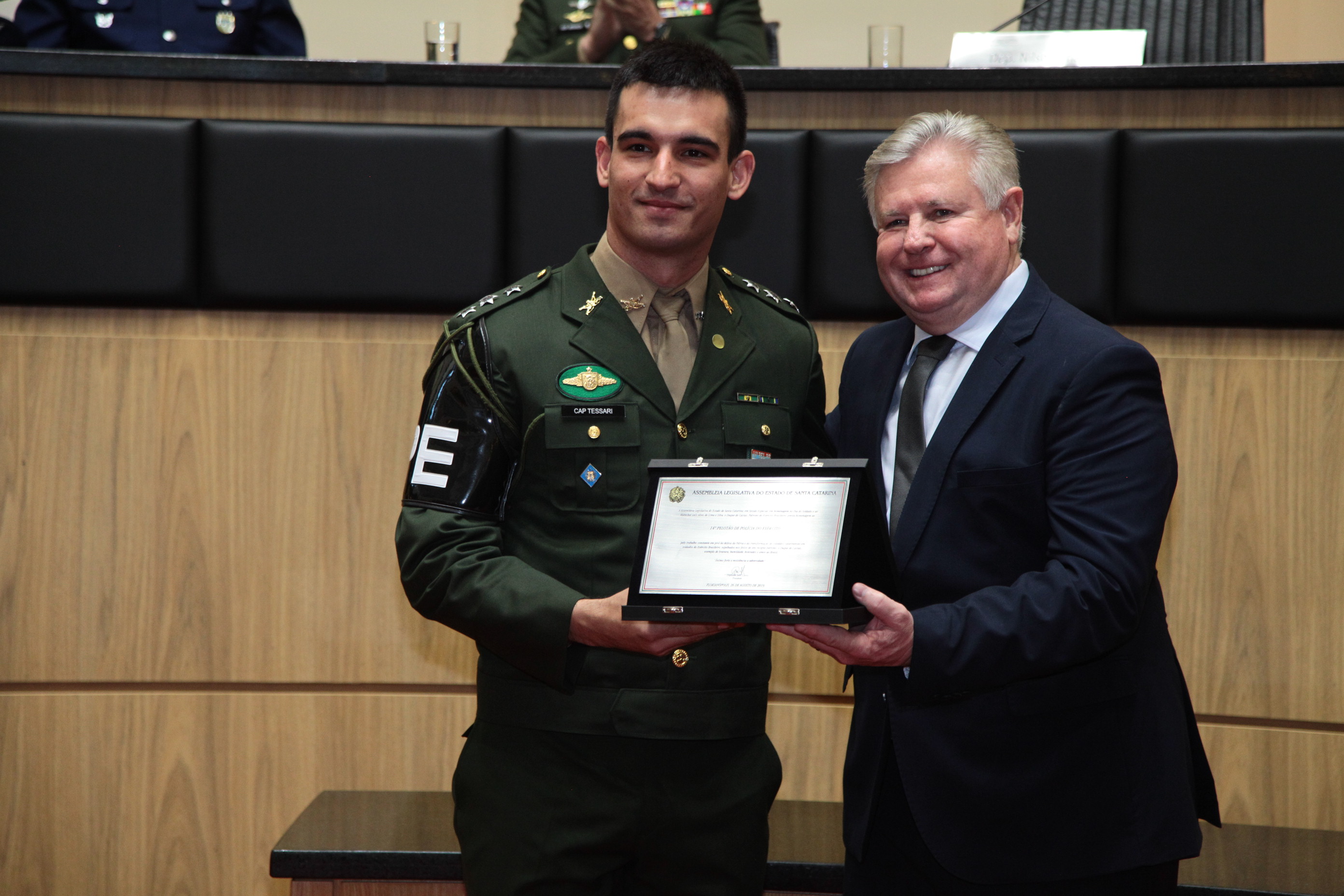 Sessão Especial em Comemoração ao Dia do Soldado - Capitão João Pailo Miranello Tessari