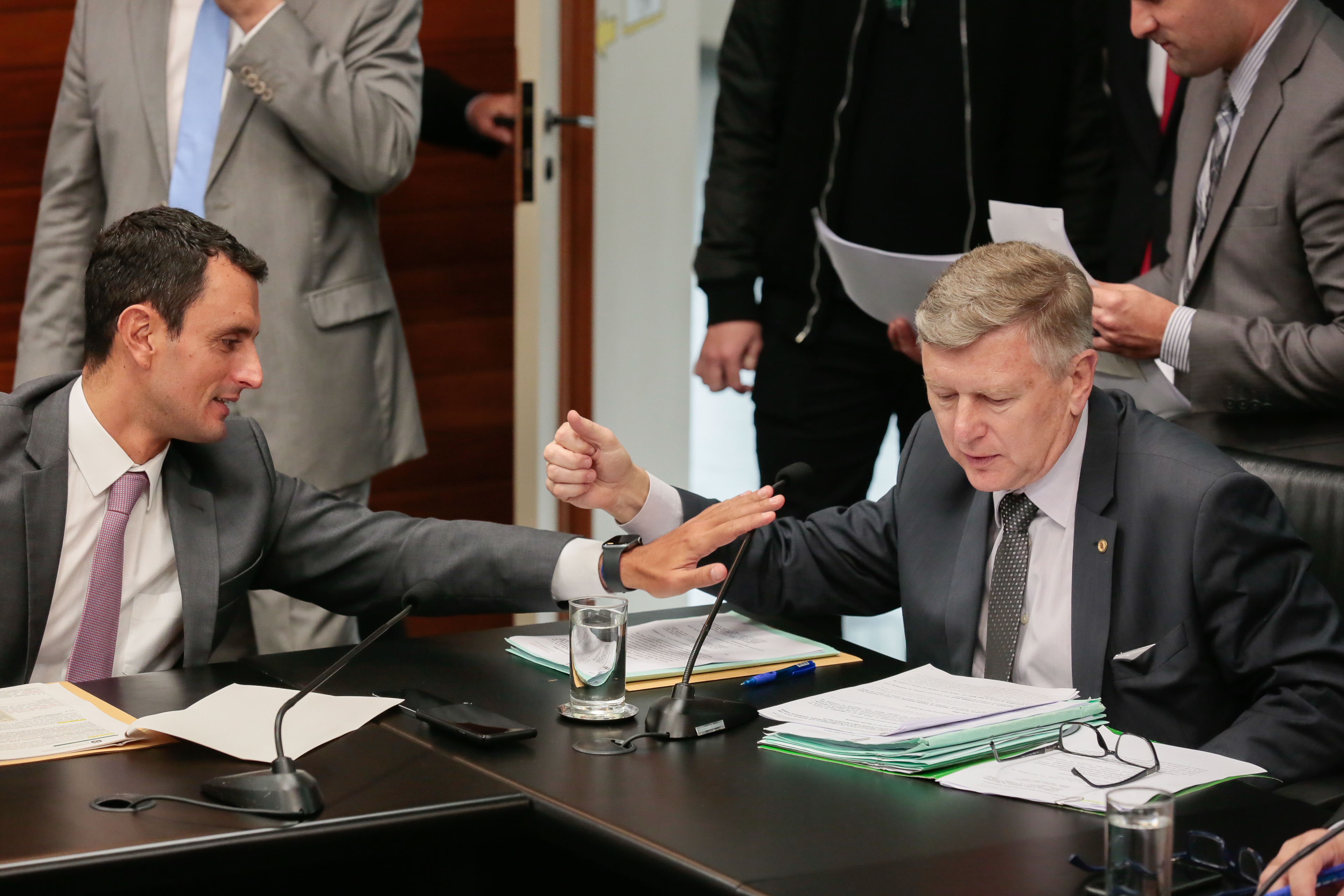 Comissão de Constituição e Justiça - Deputado Milton Hobus (PSD) e Deputado João Amin (PP)
