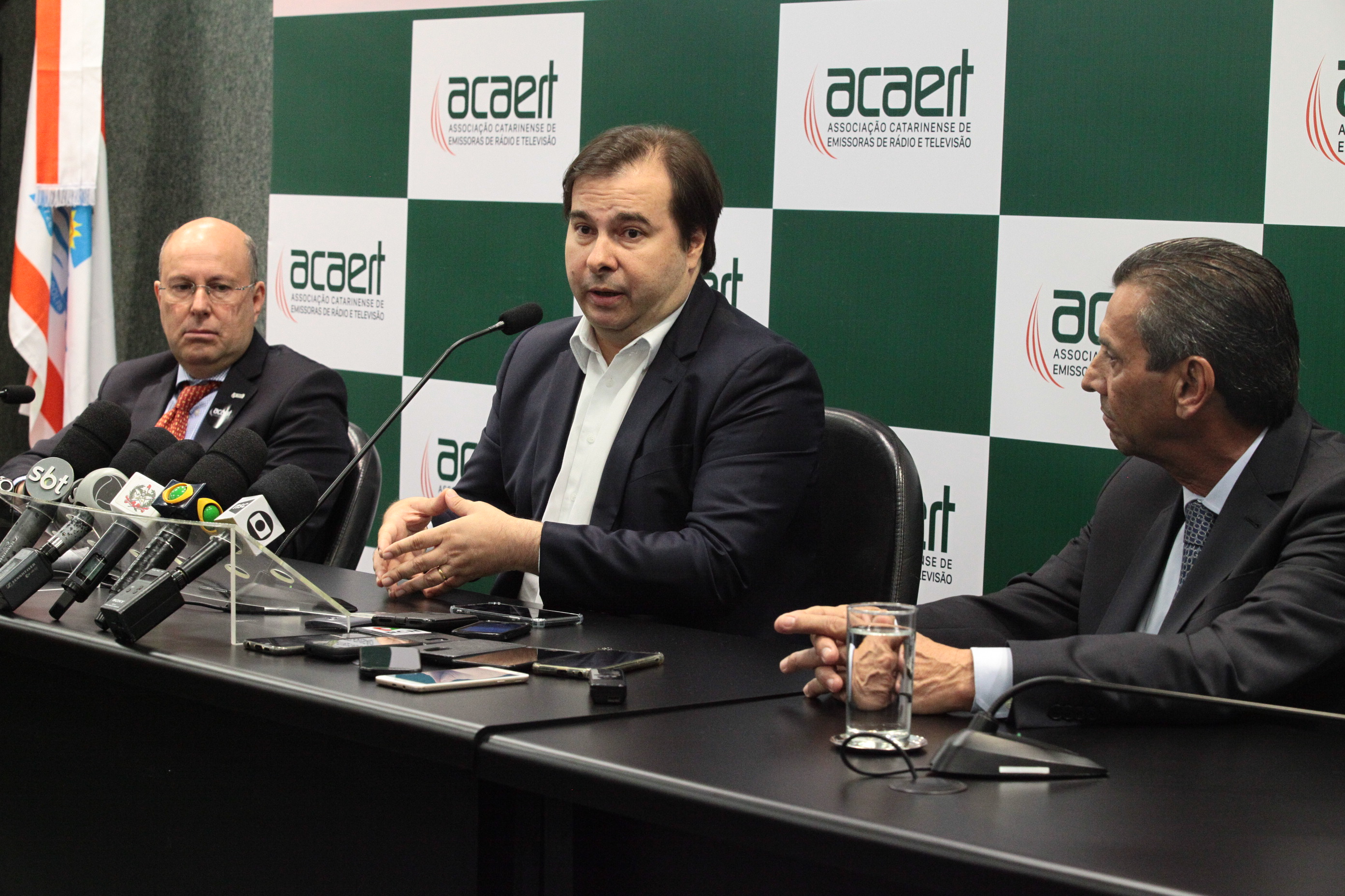 Coletiva do Deputado Rodrigo Maia (PD)