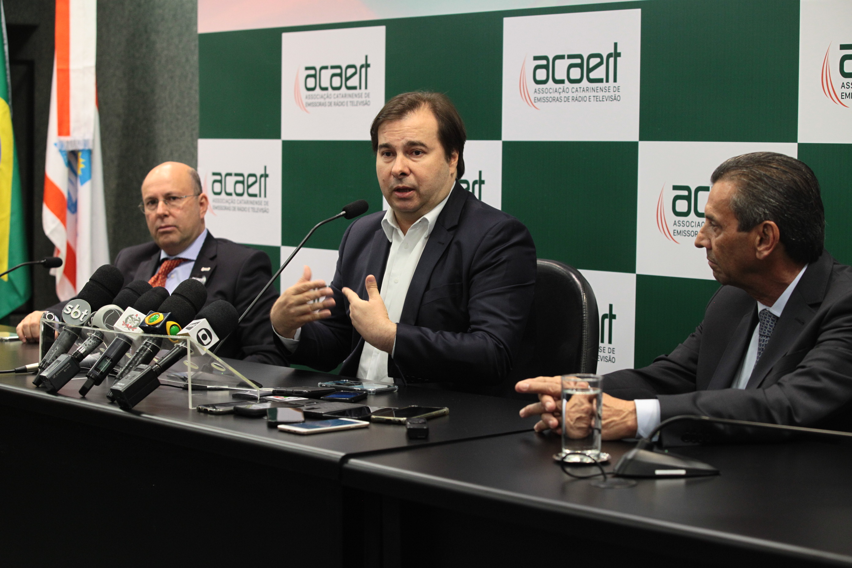Coletiva do Deputado Rodrigo Maia (PD)