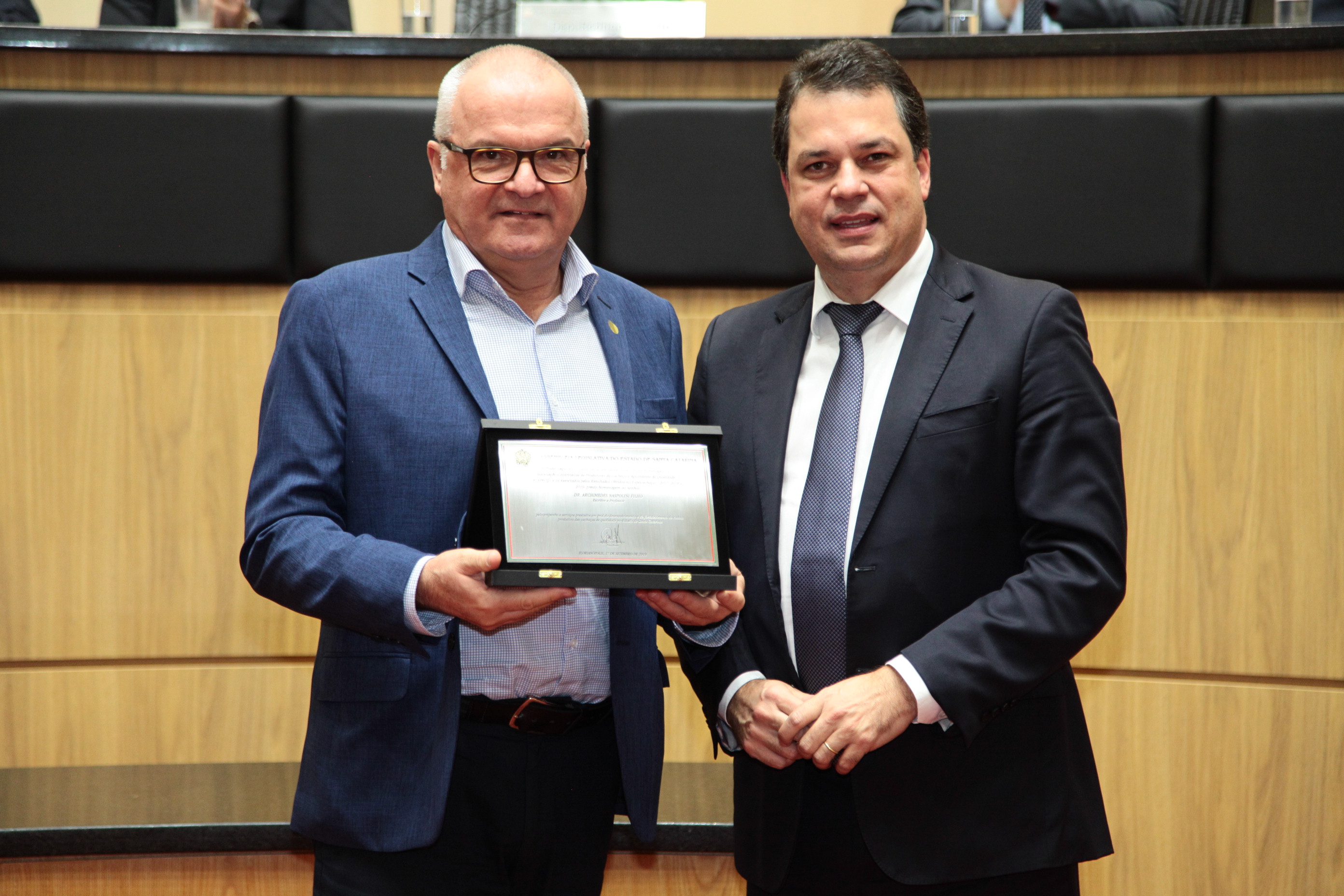 Homenagem à Associação Catarinense dos Produtores de Cachaça e Aguardente de Qualidade de Santa Catarina