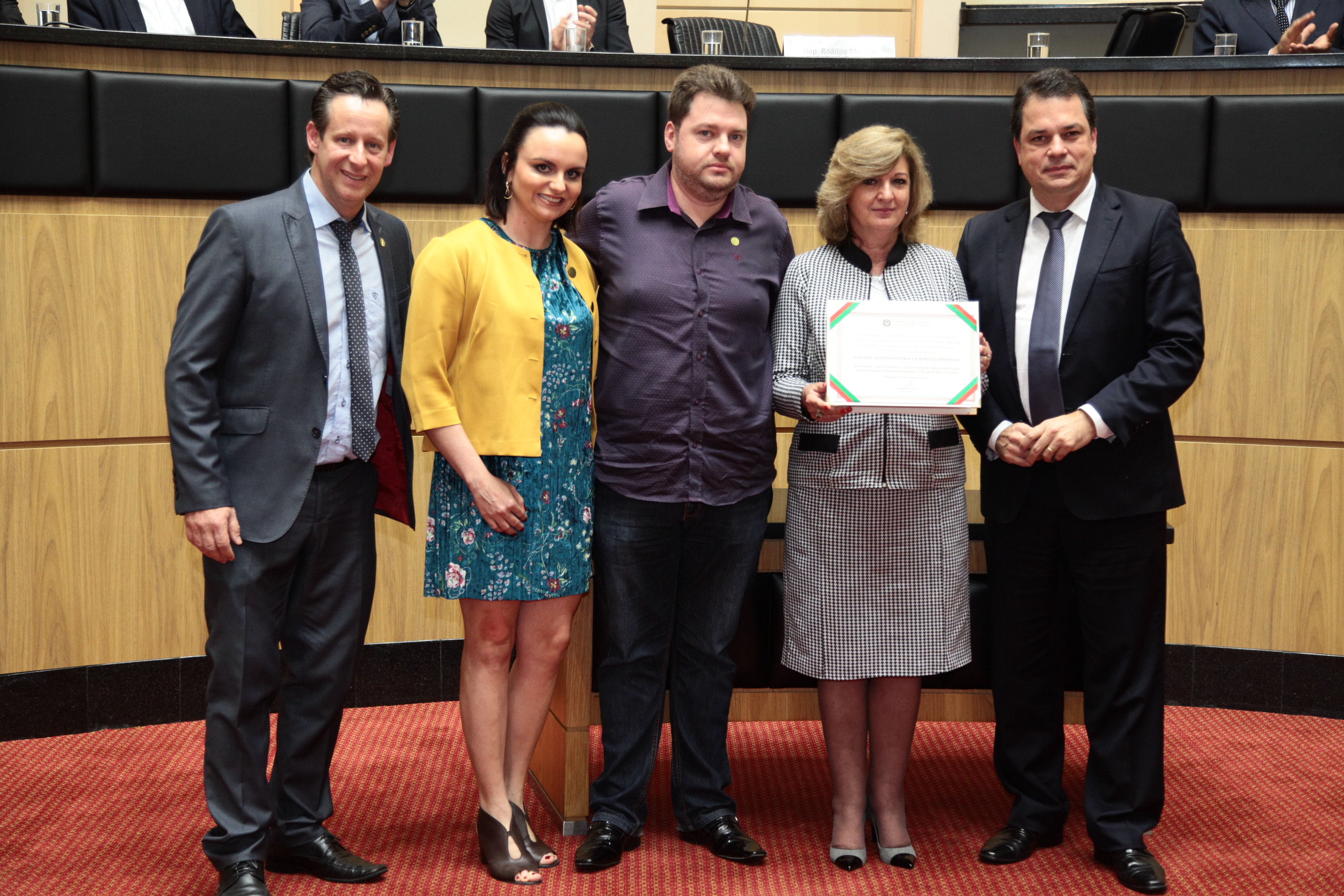 Homenagem à Associação Catarinense dos Produtores de Cachaça e Aguardente de Qualidade de Santa Catarina