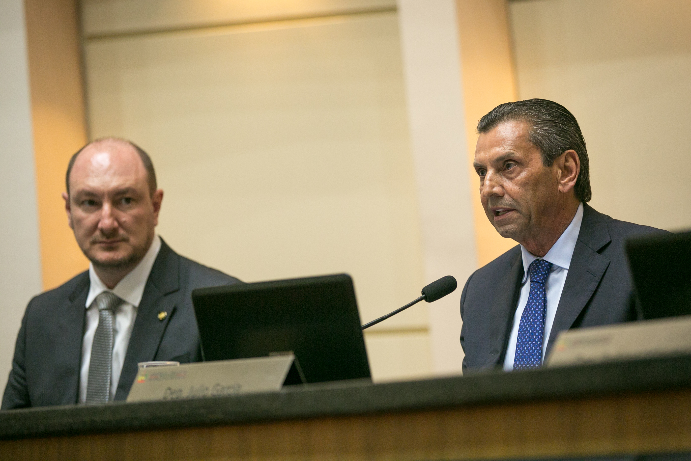 Deputado Julio Garcia (PSD) e Deputado Mauro de Nadal (MDB)