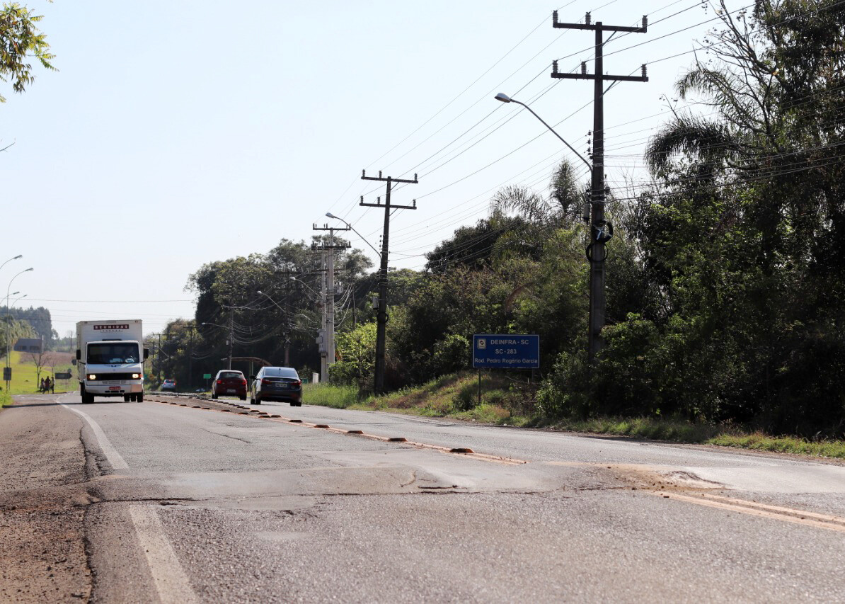 SC-283 é importante para o escoamento da produção das regiões Oeste e Extremo Oeste