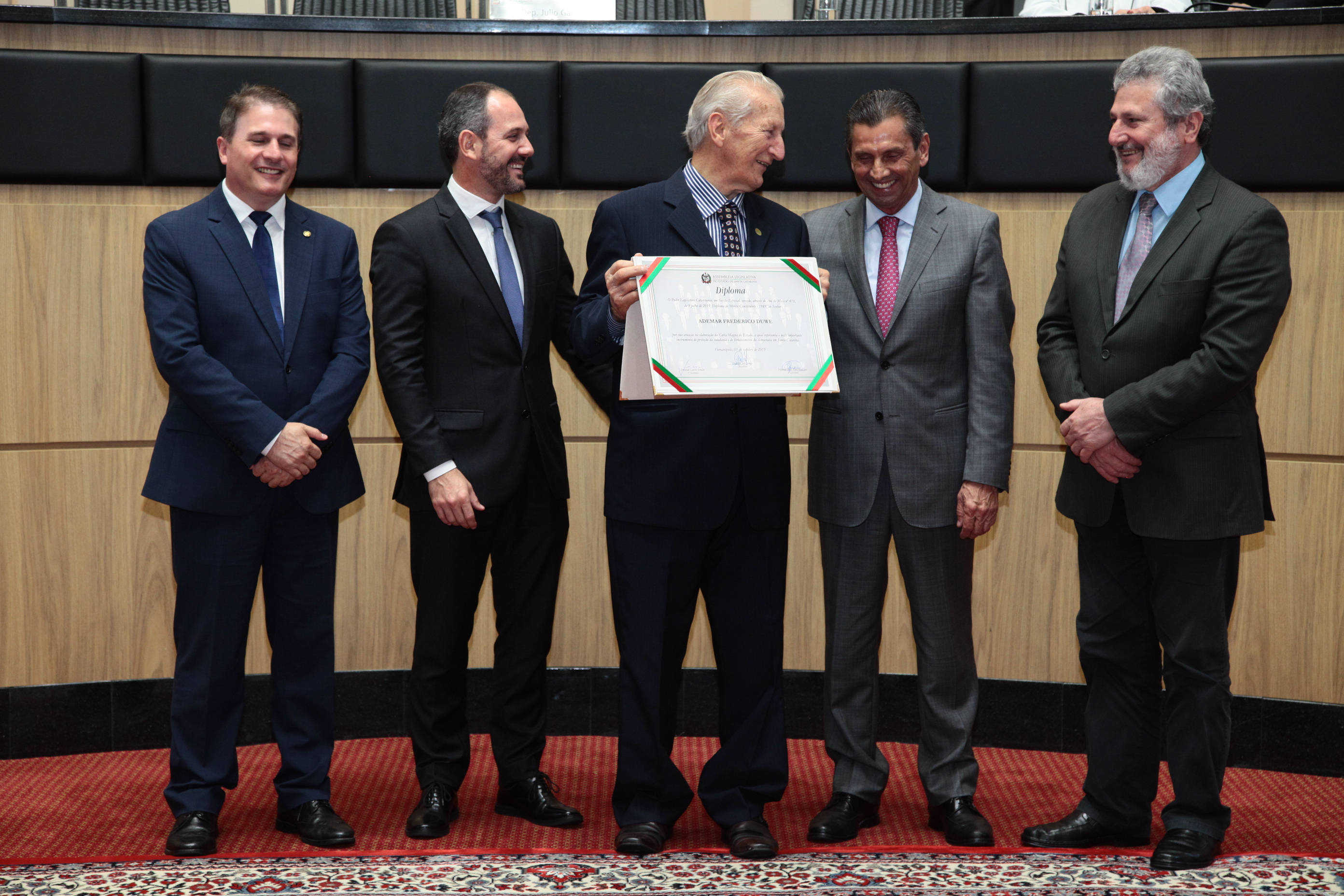 Sessão Especial em Homenagem aos Deputados Constituintes de 1989
