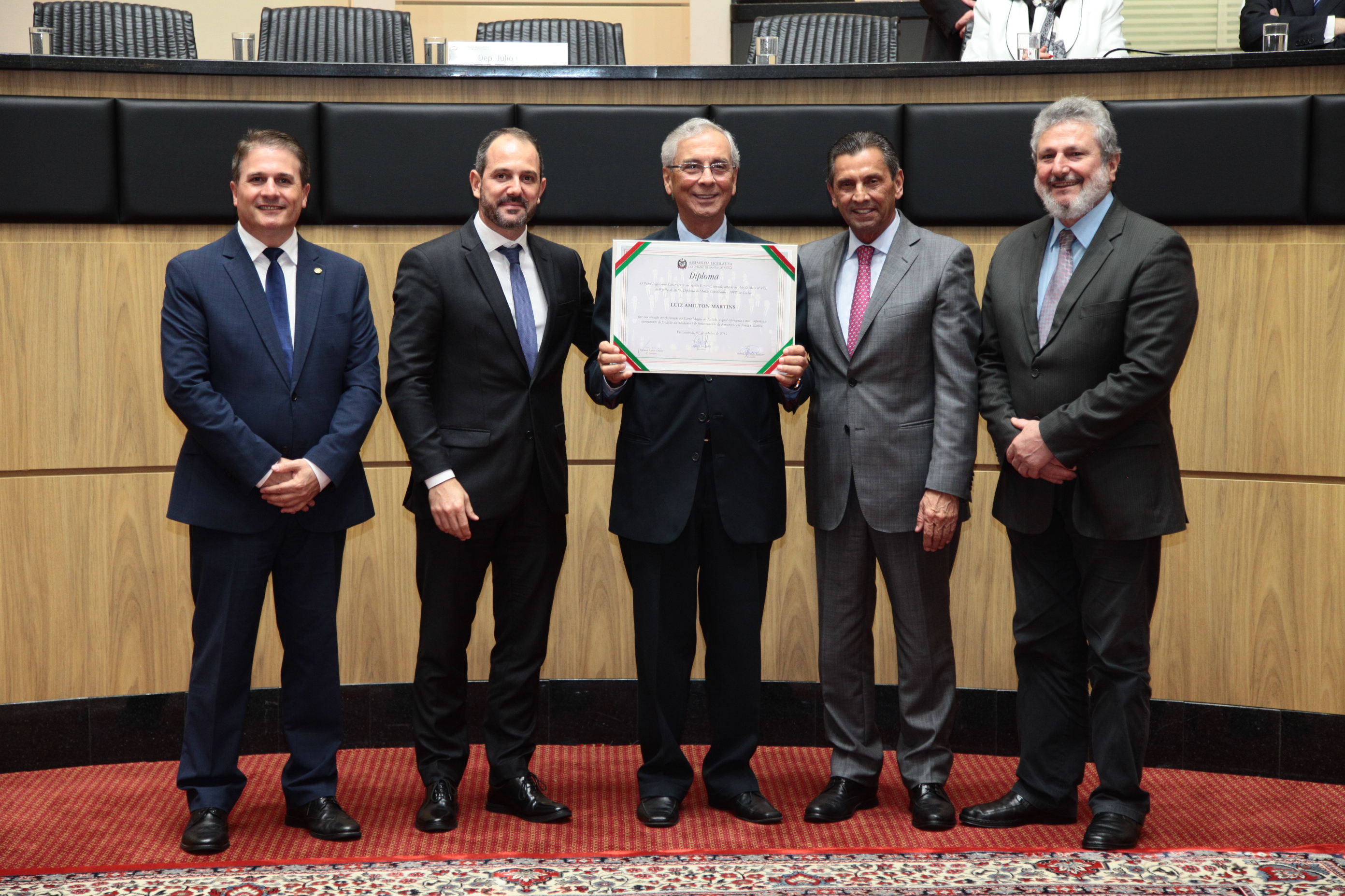 Sessão Especial em Homenagem aos Deputados Constituintes de 1989