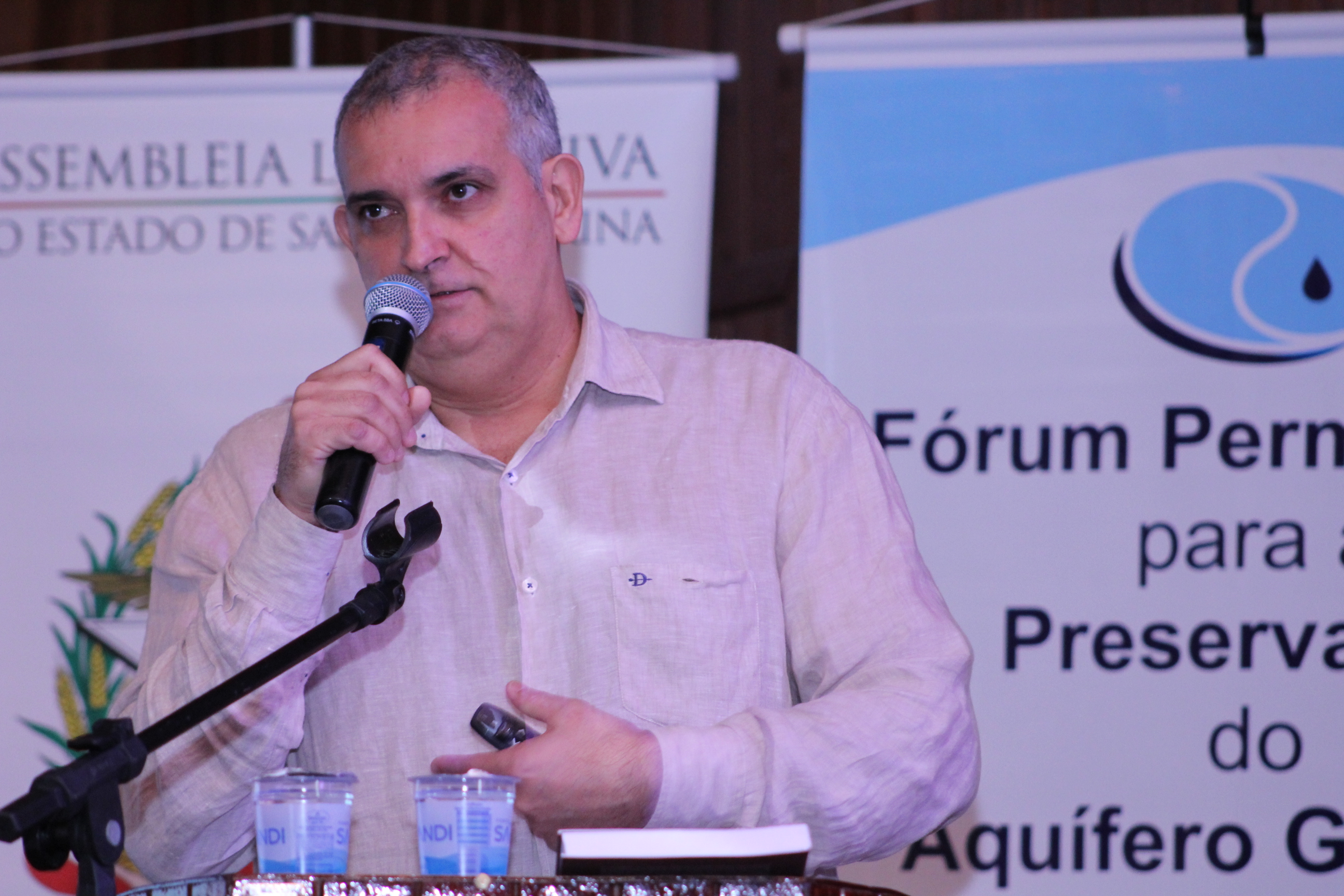 Seminário Meio Ambiente e Sociedade 2019 - Marcos Aurélio Espindola, palestrante.