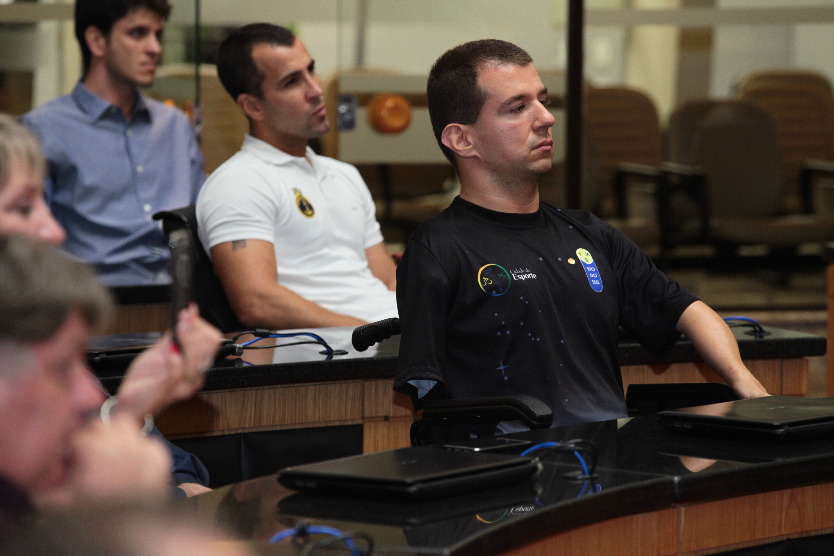 Sessão Especial - Homenagem os atletas de Santa Catarina que participaram dos Jogos Pan-Americanos - Paratleta Bruno Becker
