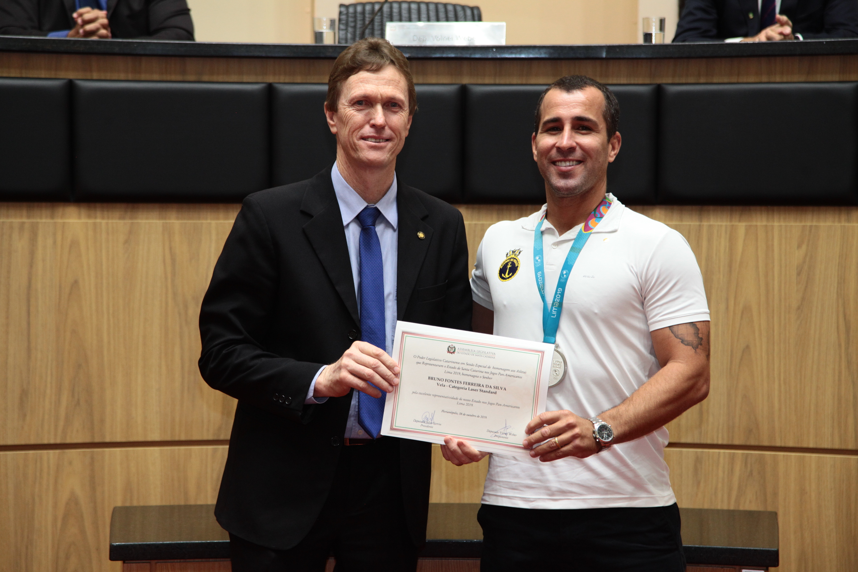 Sessão Especial - Homenagem os atletas de Santa Catarina que participaram dos Jogos Pan-Americanos