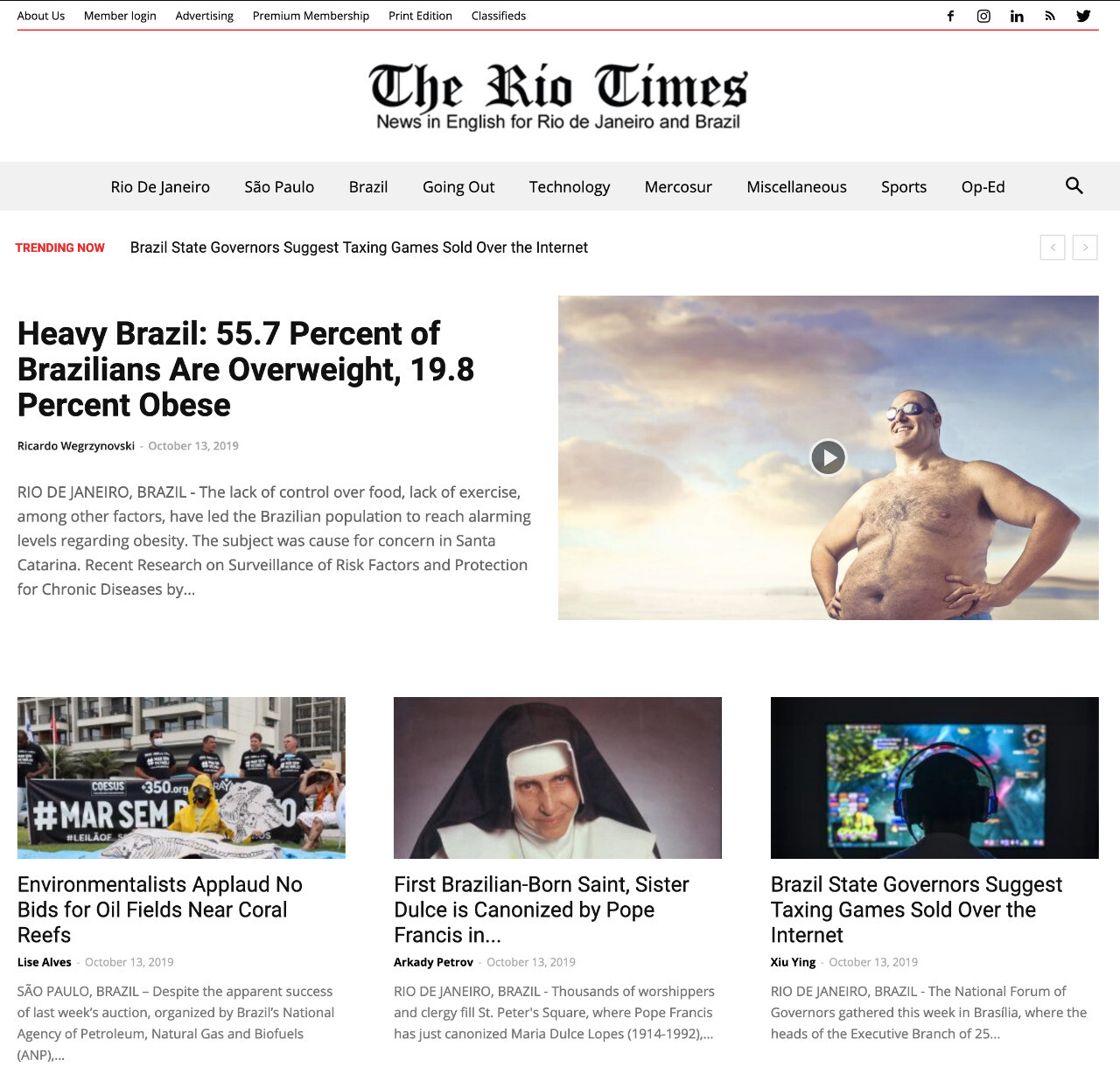Fernando Krelling é destaque em jornal internacional