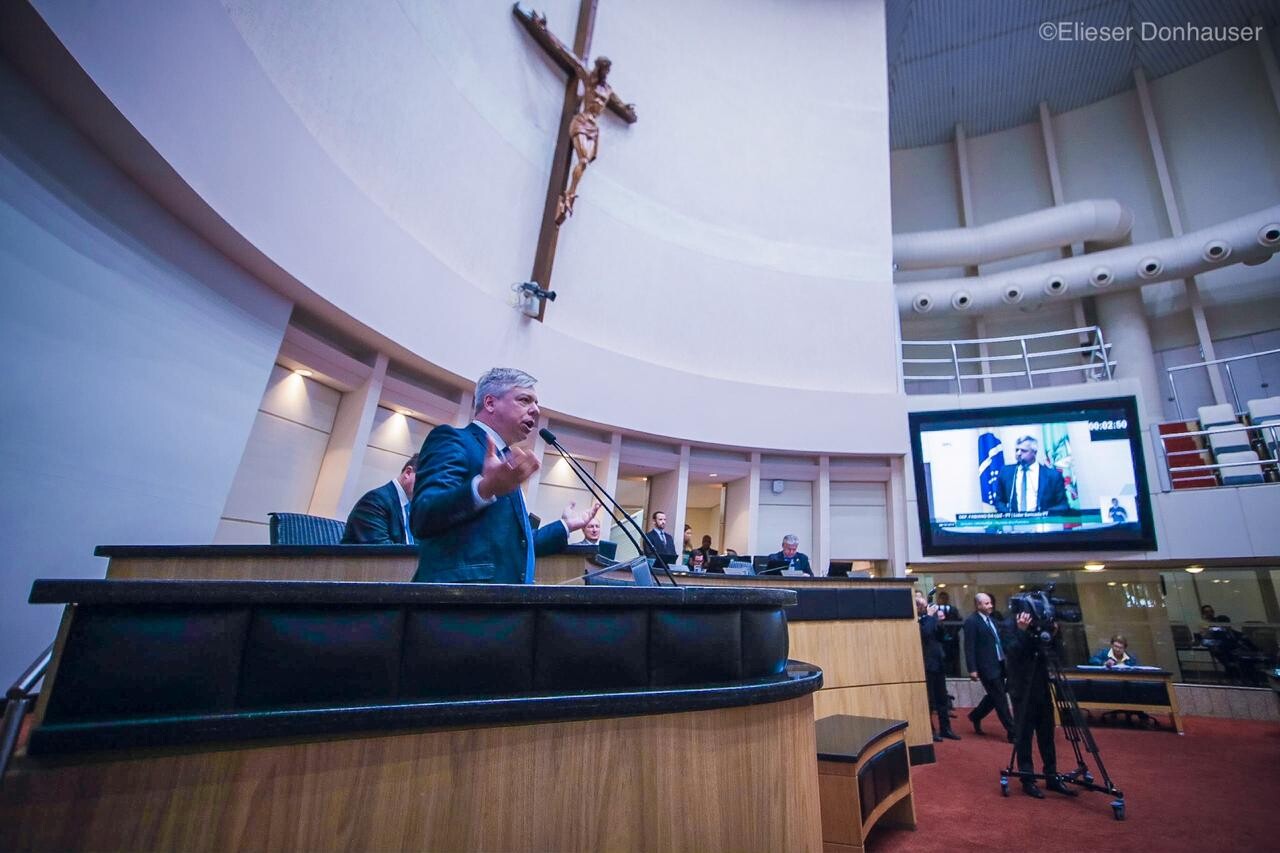 Deputado Fabiano da Luz FOTO: Eliéser Donhauser