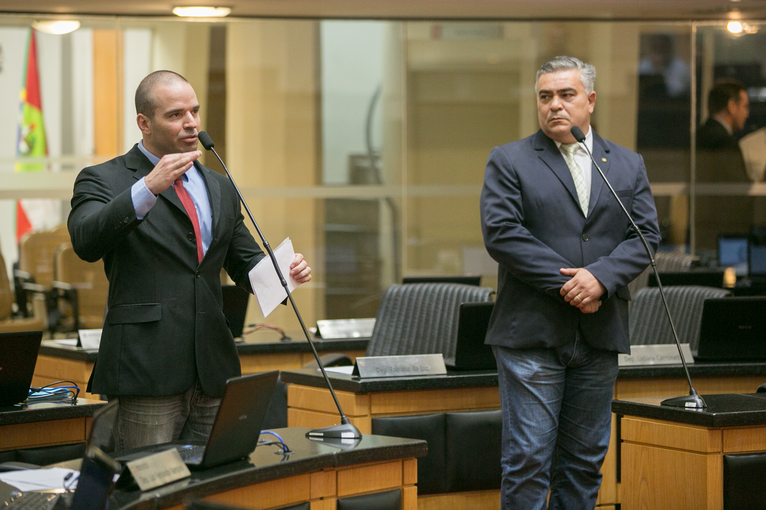 Deputado Jessé Lopes (PSL) e Deputado Sargento Lima (PSL)