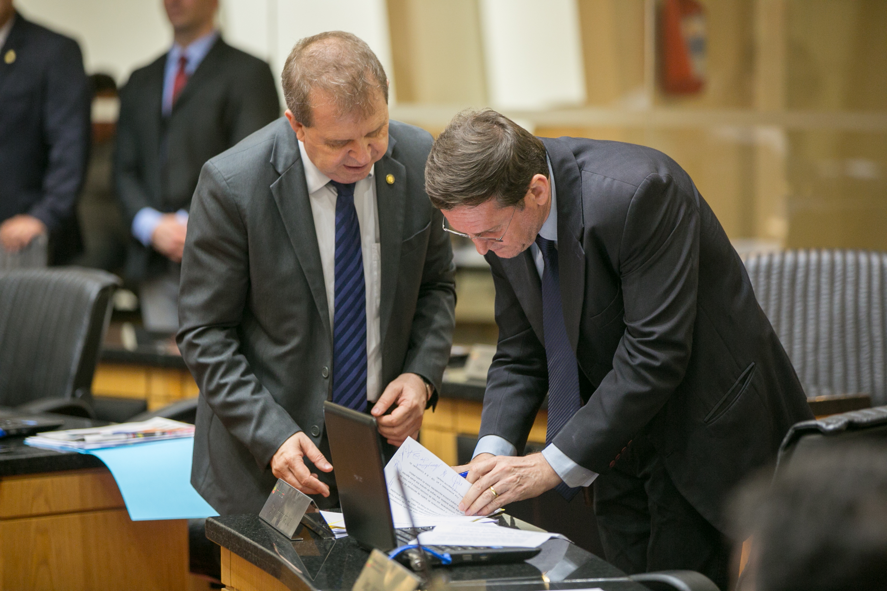 Deputado Maurício Eskudlark (PR) e Deputado Jair Miotto (PSC)