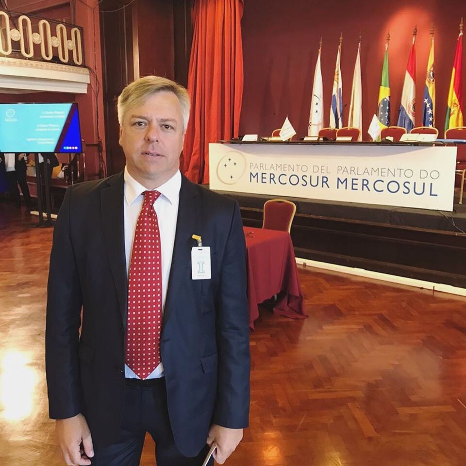 Fabiano da Luz representa Assembleia Legislativa no Mercosul
