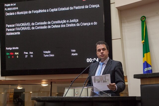 Alesc aprova PL que declara Forquilhinha a Capital da Pastoral da Criança