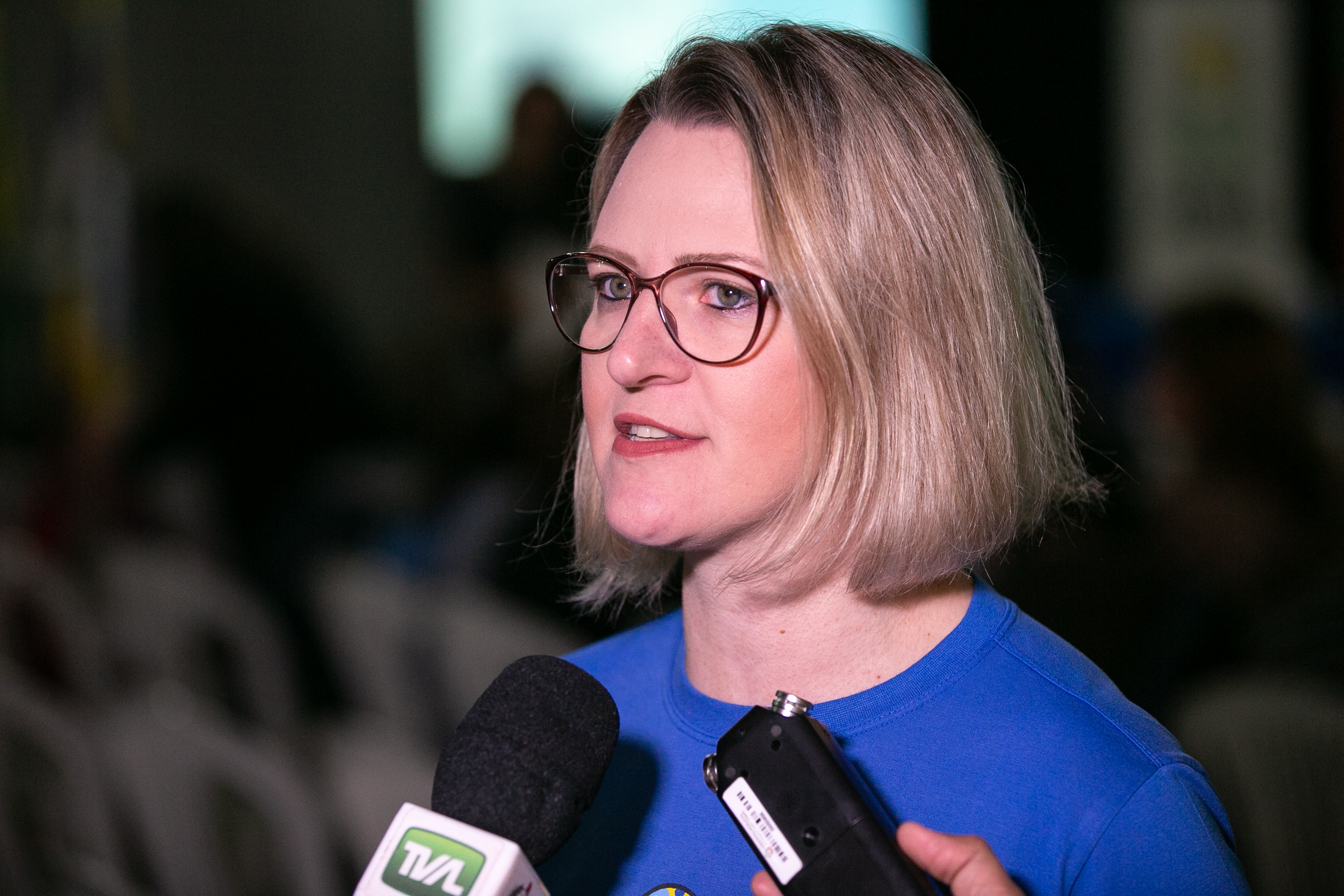 Cintia Keske, fonoaudióloga da Secretaria de Saúde