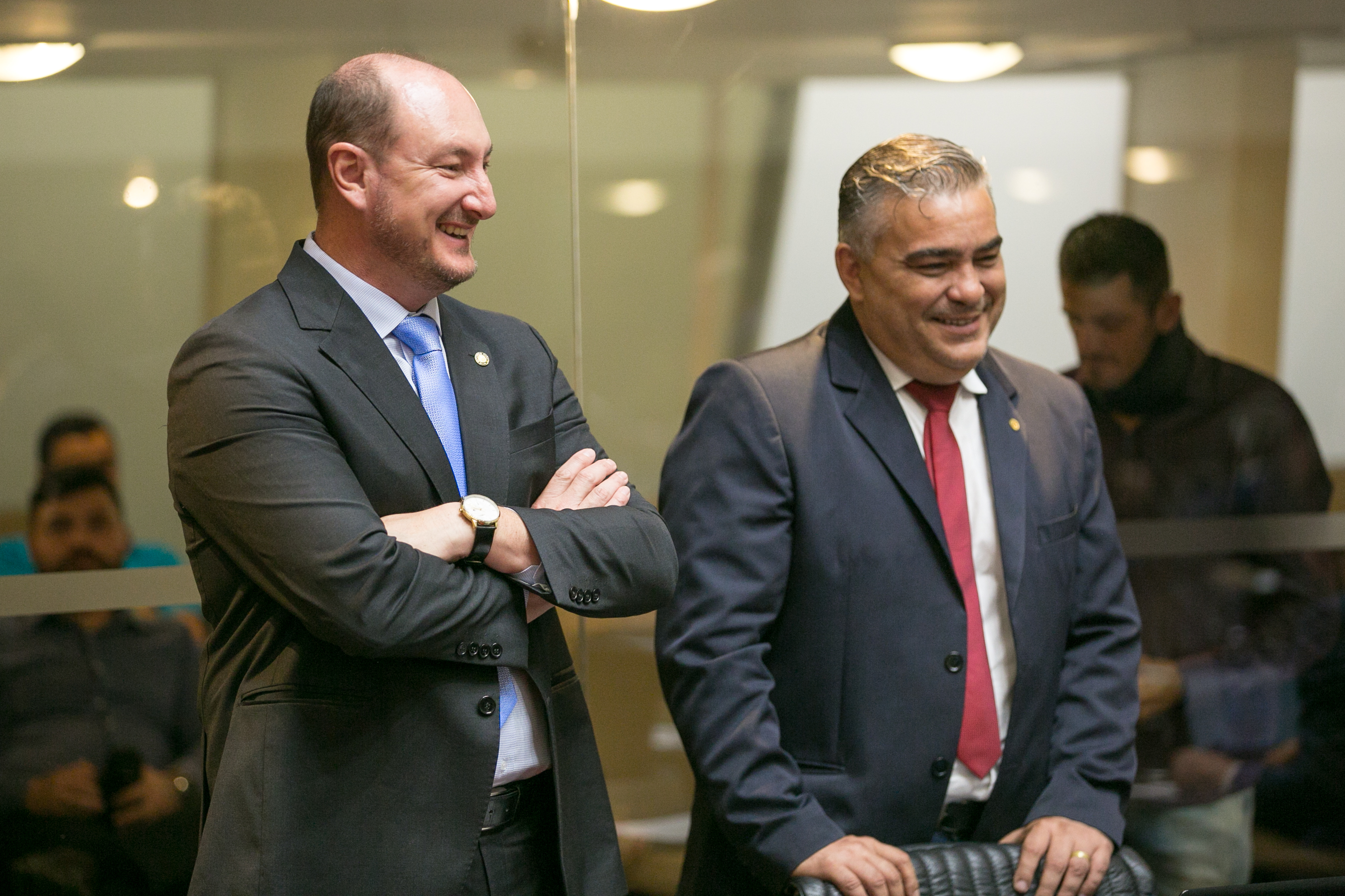 Deputado Mauro de Nadal (MDB) e Deputado Sargento Lima (PSL)