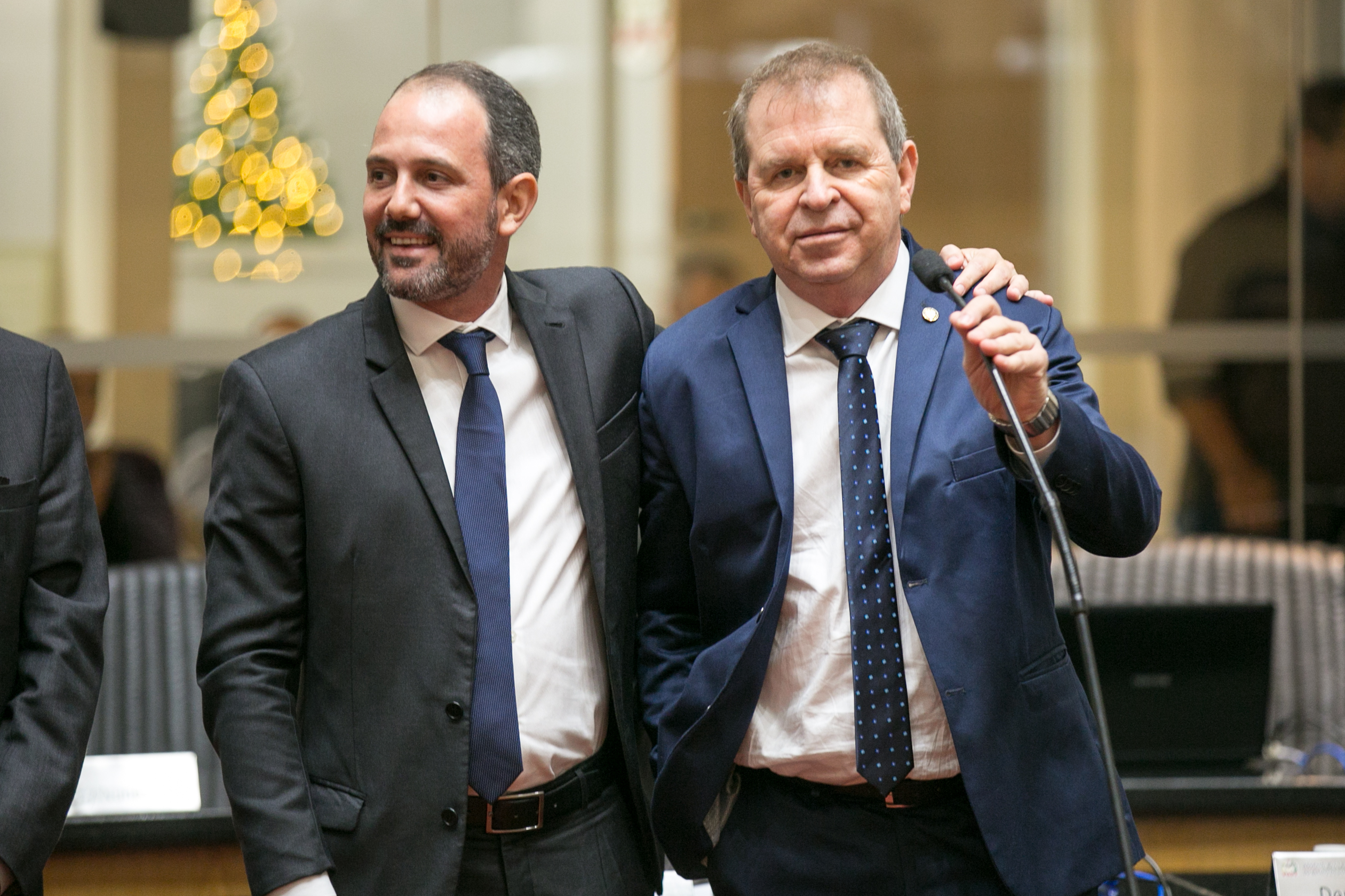 Deputado Laércio Schuster (PSB) e 
Deputado Maurício Eskudlark (PR)