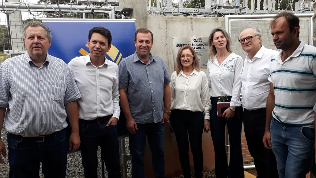 Dr. Vicente participa de inauguração de Subestação em Canoinhas