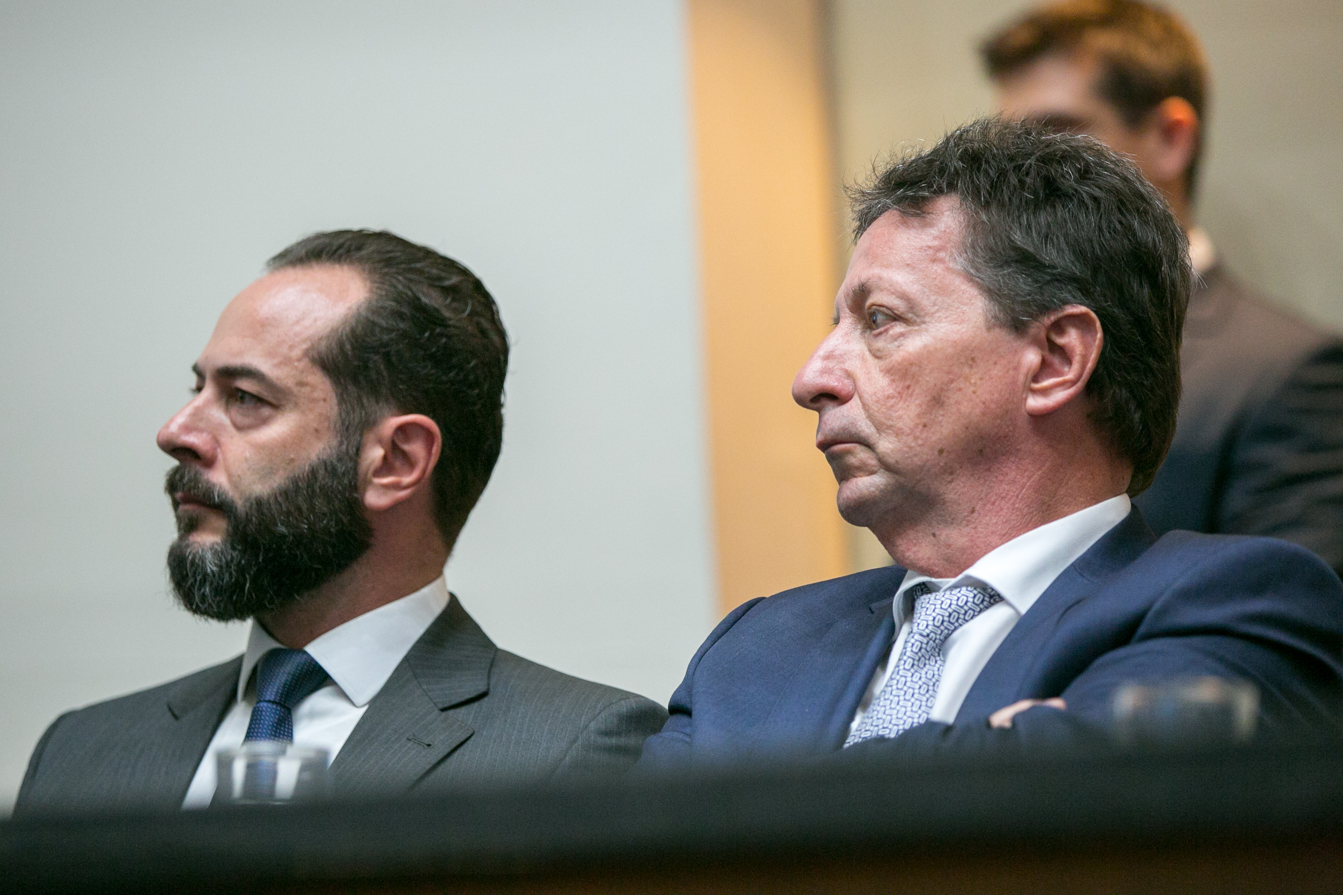 Procurador-Geral de Justiça, Fernando da Silva Comin e Presidente do Tribunal de Justiça de SC, Ricardo Roesler