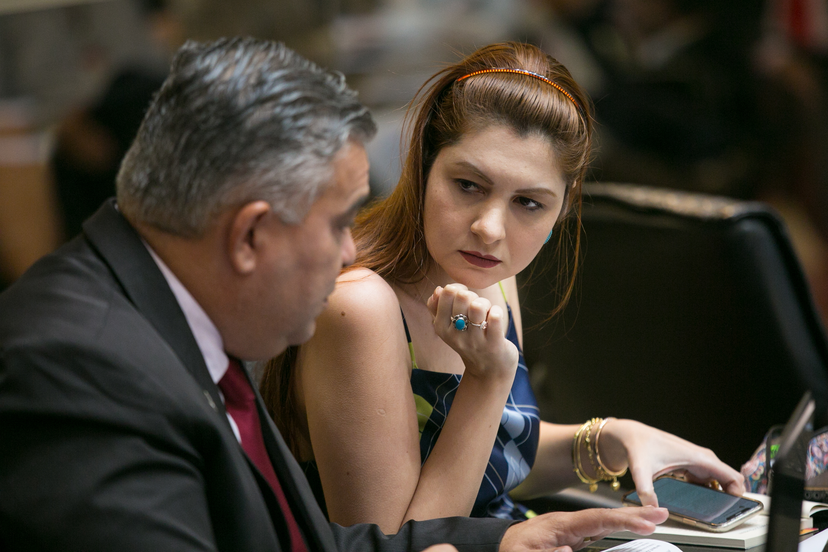 Deputado Sargento Lima (PSL) e Deputada Ana Campagnolo (PSL)