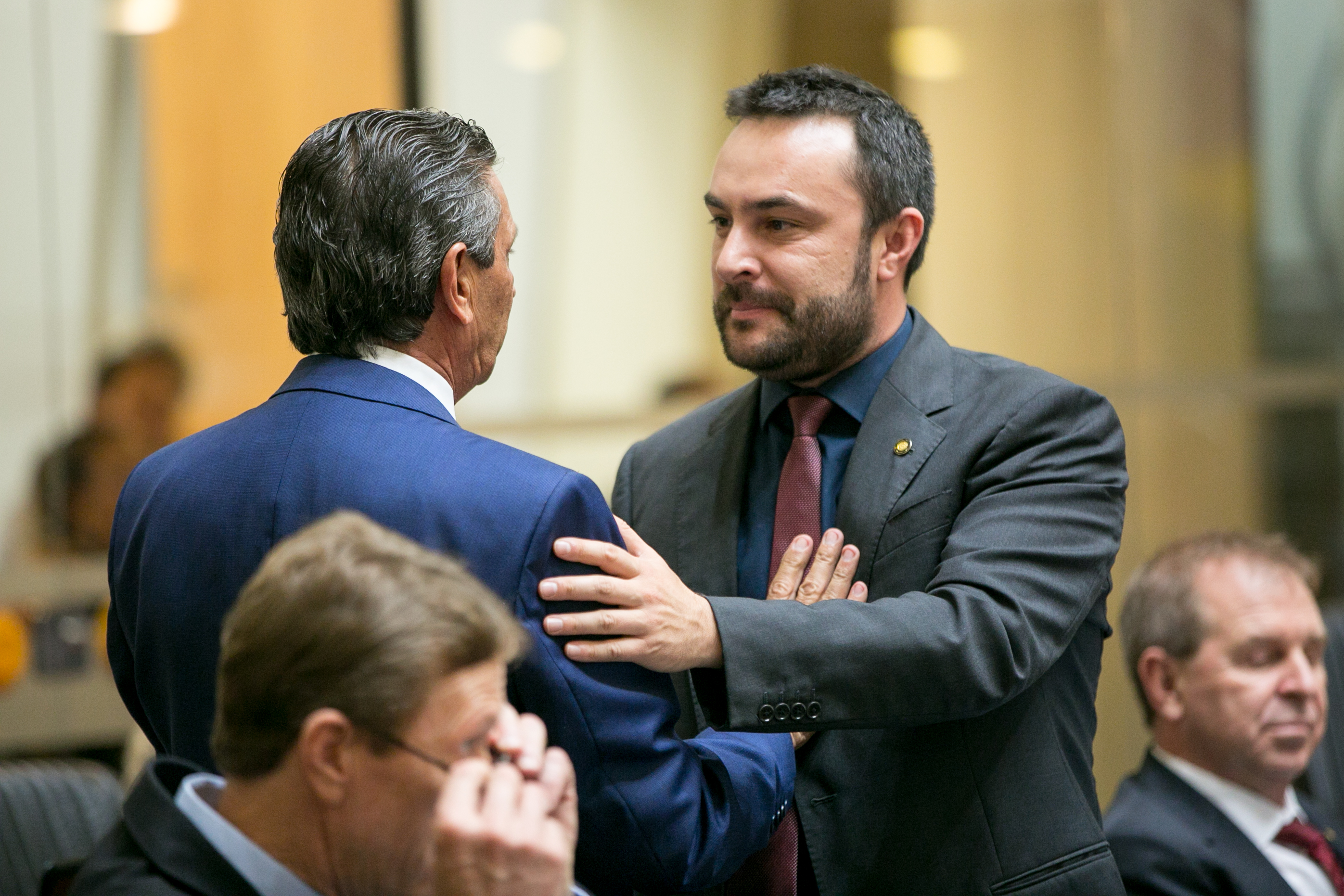 Deputado Julio Garcia (PSD) e Deputado Marcius Machado (PR)