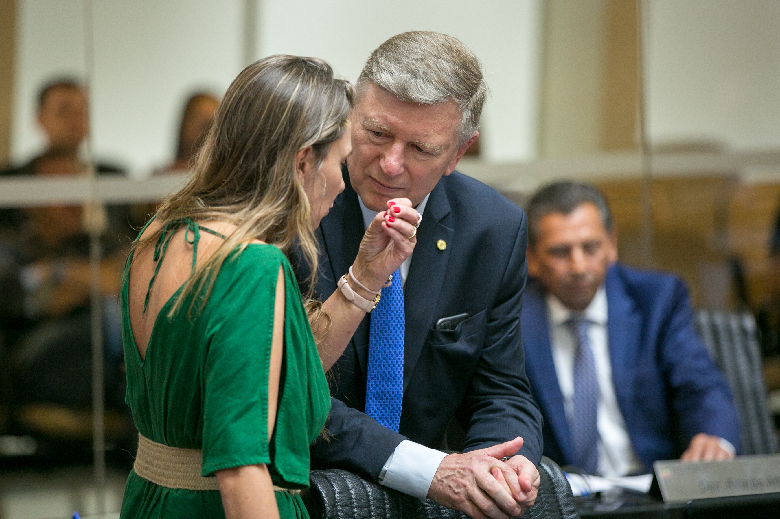 Deputada Paulinha (PDT) e 
Deputado Milton Hobus (PSD)