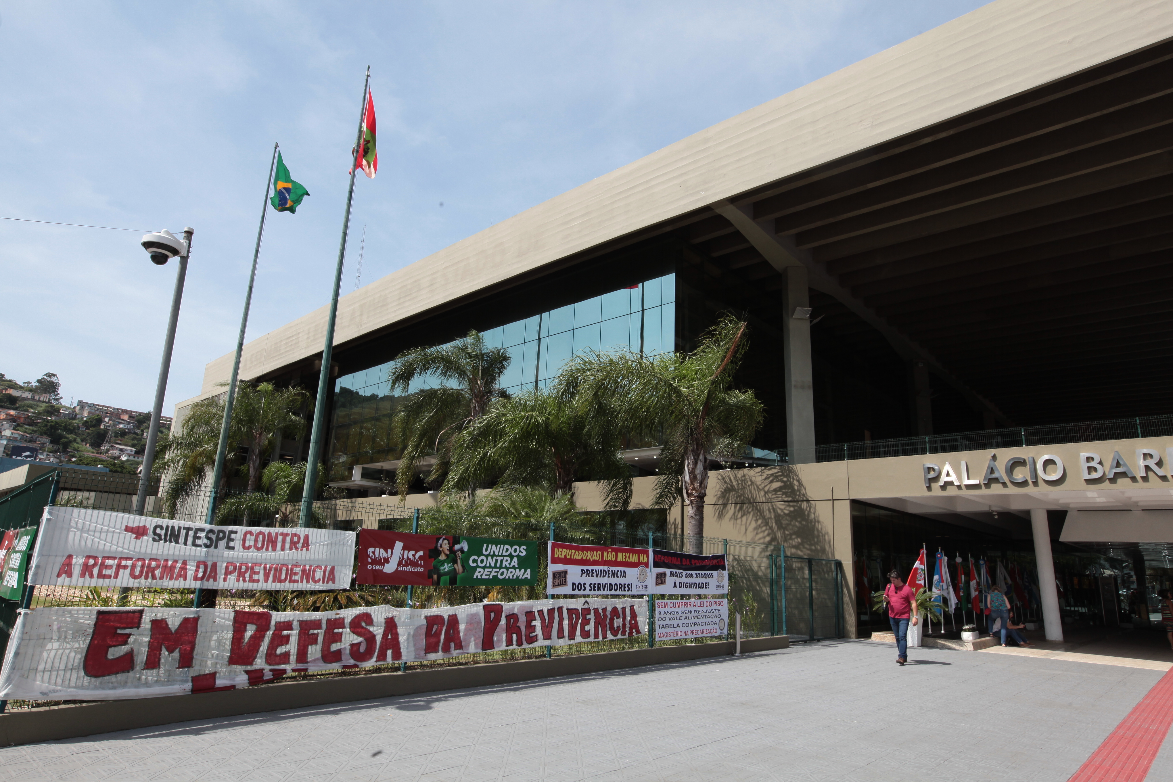 Manifestação Contra a Reforma  da Previdência