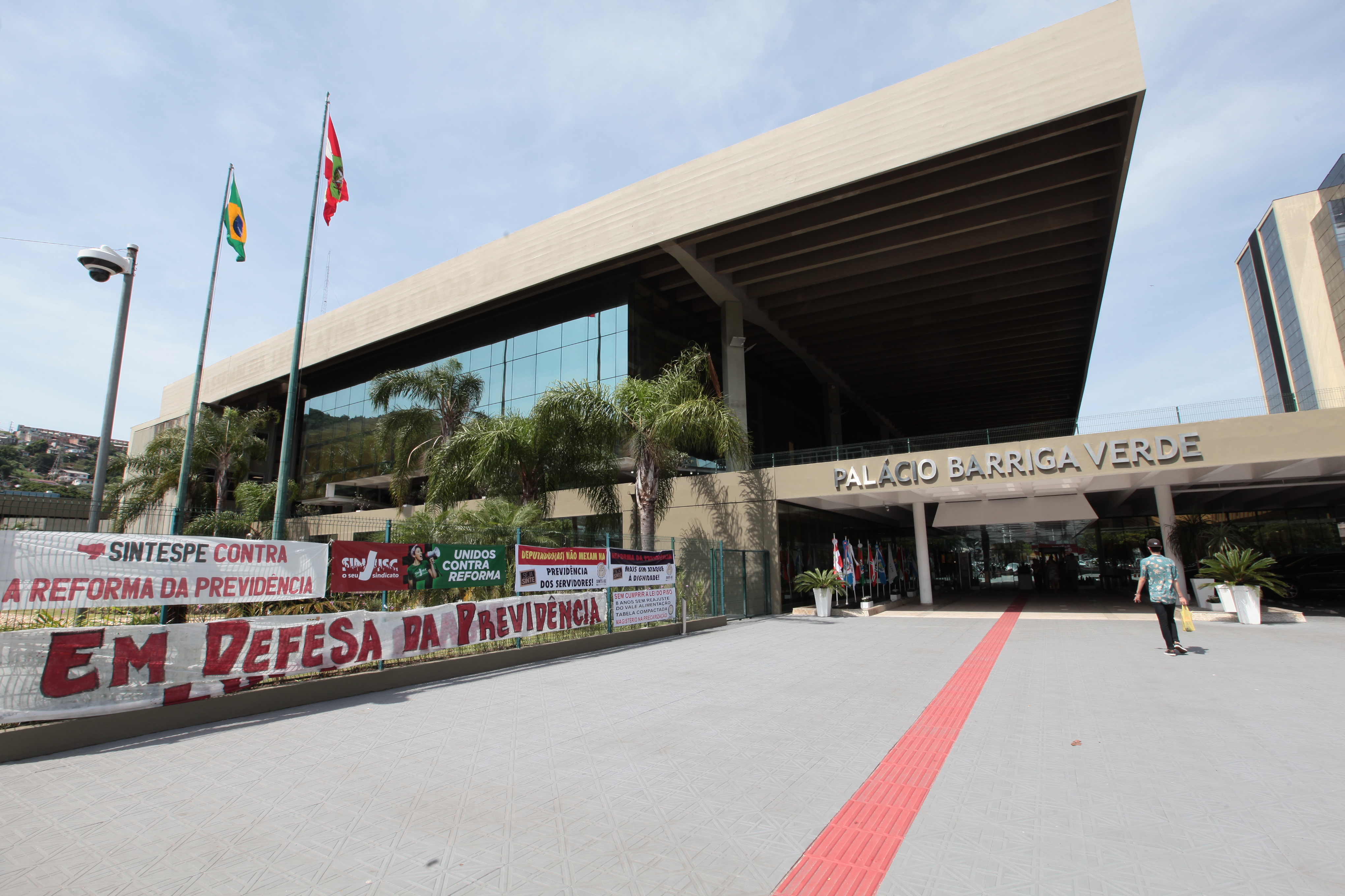 Manifestação Contra a Reforma  da Previdência