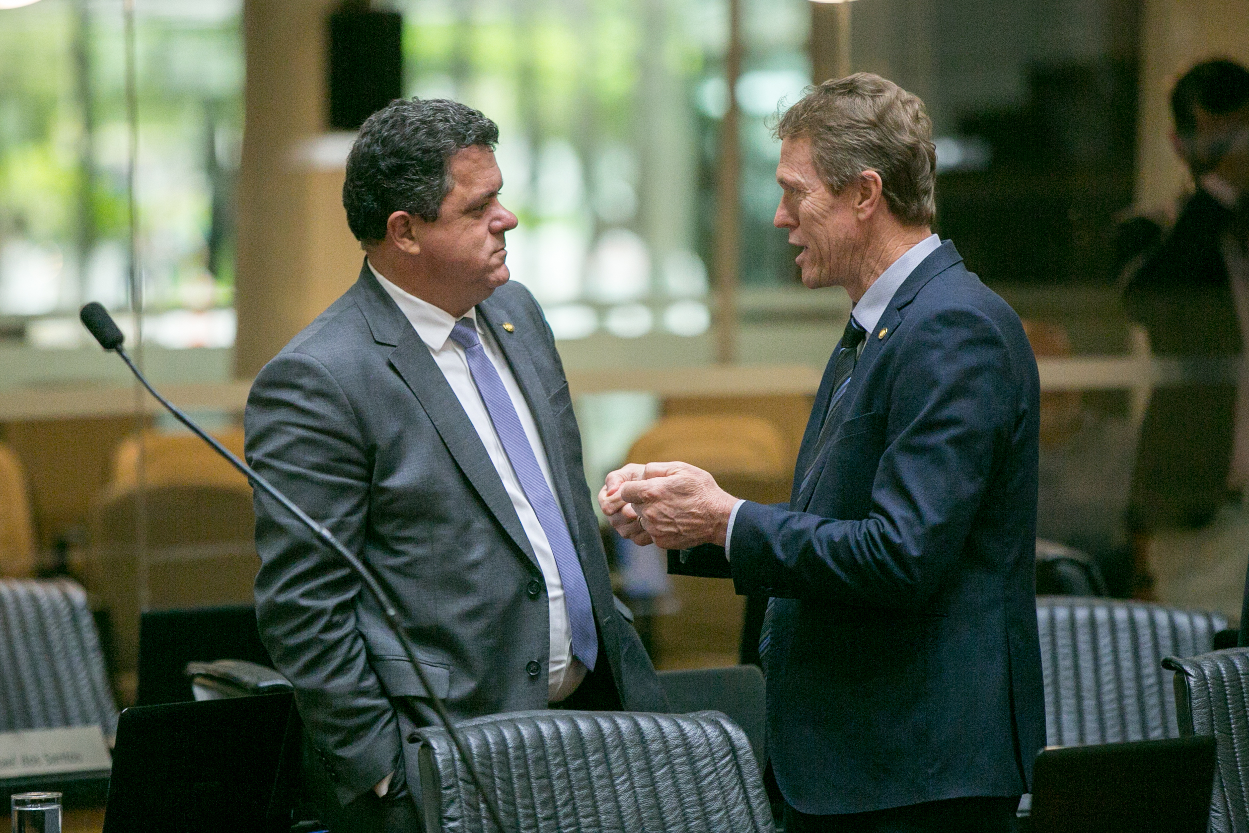 Deputado Ivan Naatz (PL) e Deputado Volnei Weber (MDB)