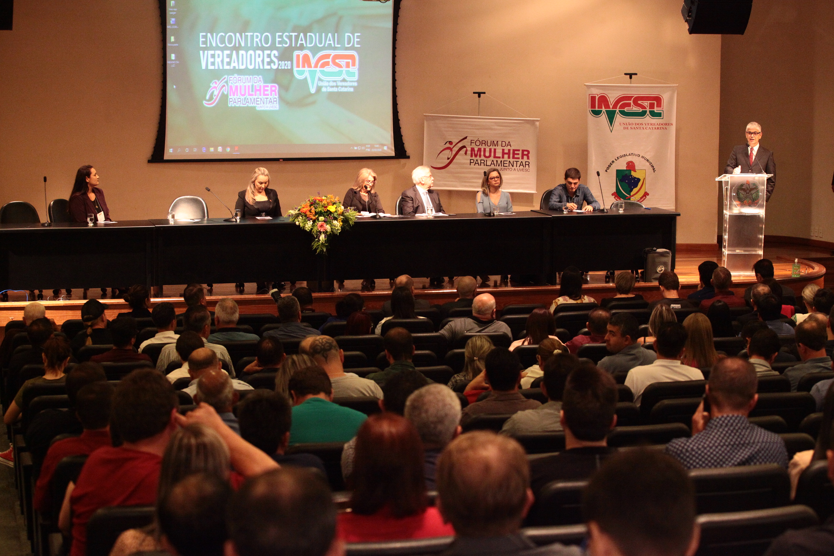 Encontro Estadual de Vereadores 2020 pela União dos Vereadores de Santa Catarina (UVESC)