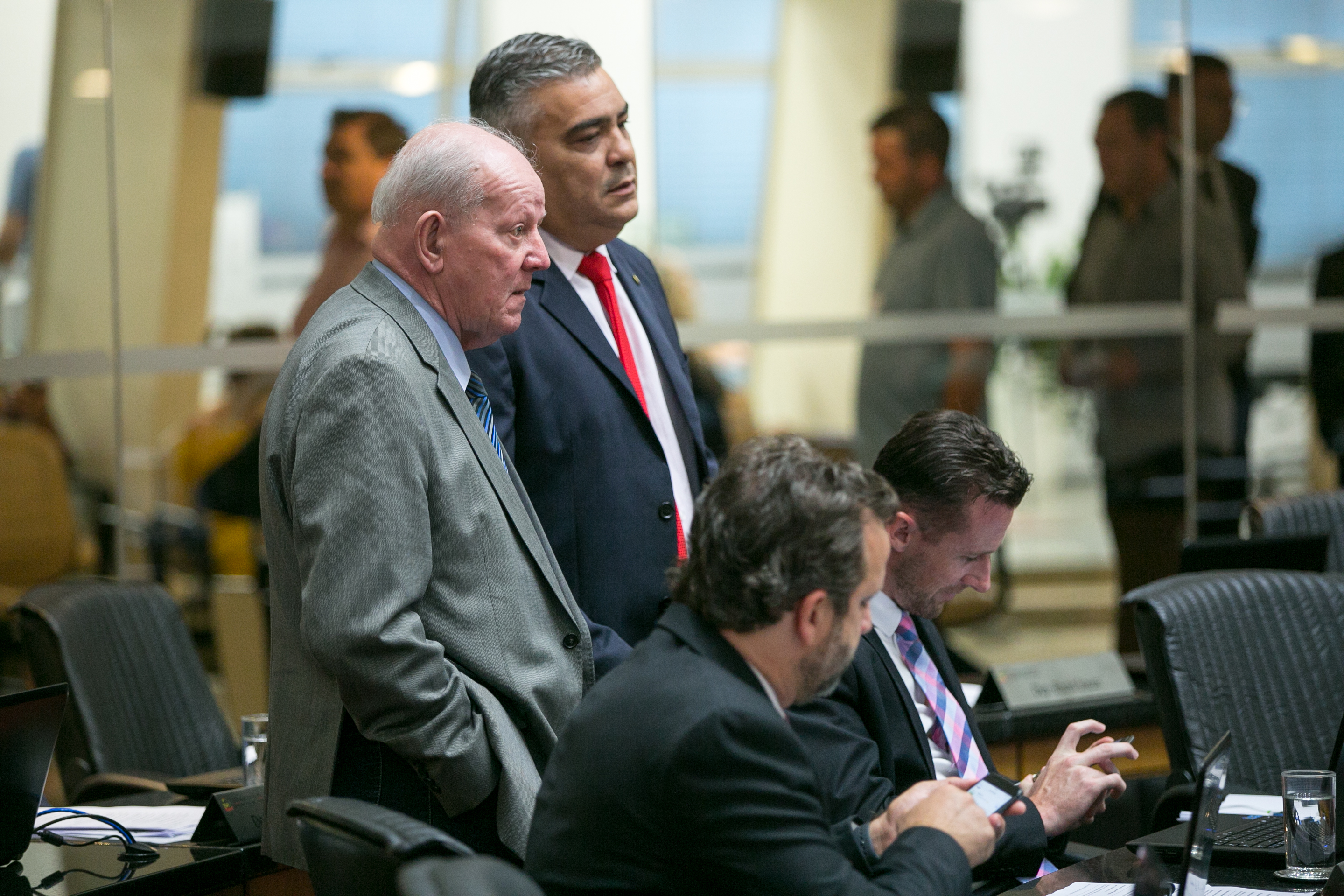 Deputado Marcos Vieira (PSDB) e Deputado Sargento Lima (PSL)