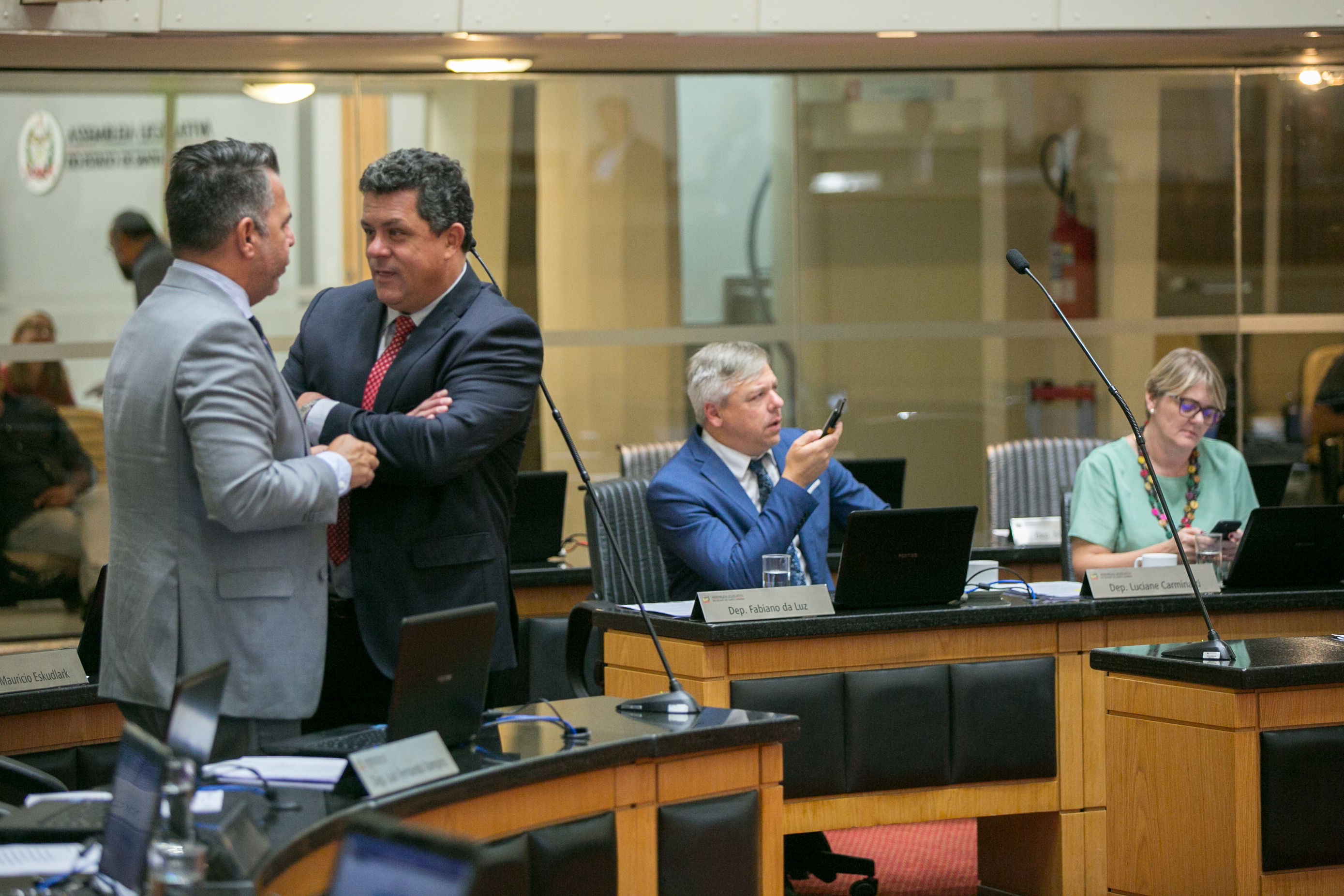 Deputado Luiz Fernando Vampiro (MDB) e Deputado Ivan Naatz (PL)