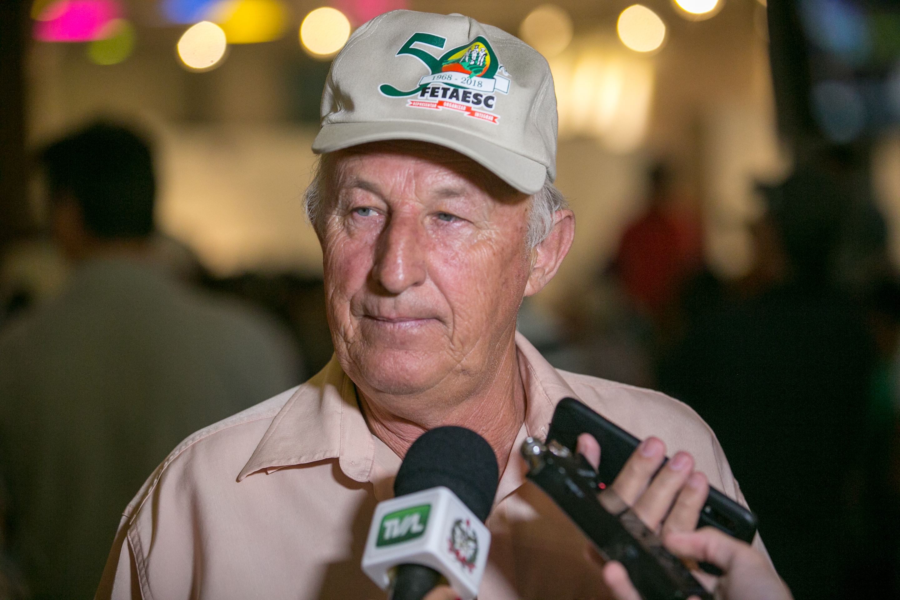 Adir Jarosczewski, produtor de soja e milho no município de Itaiópolis