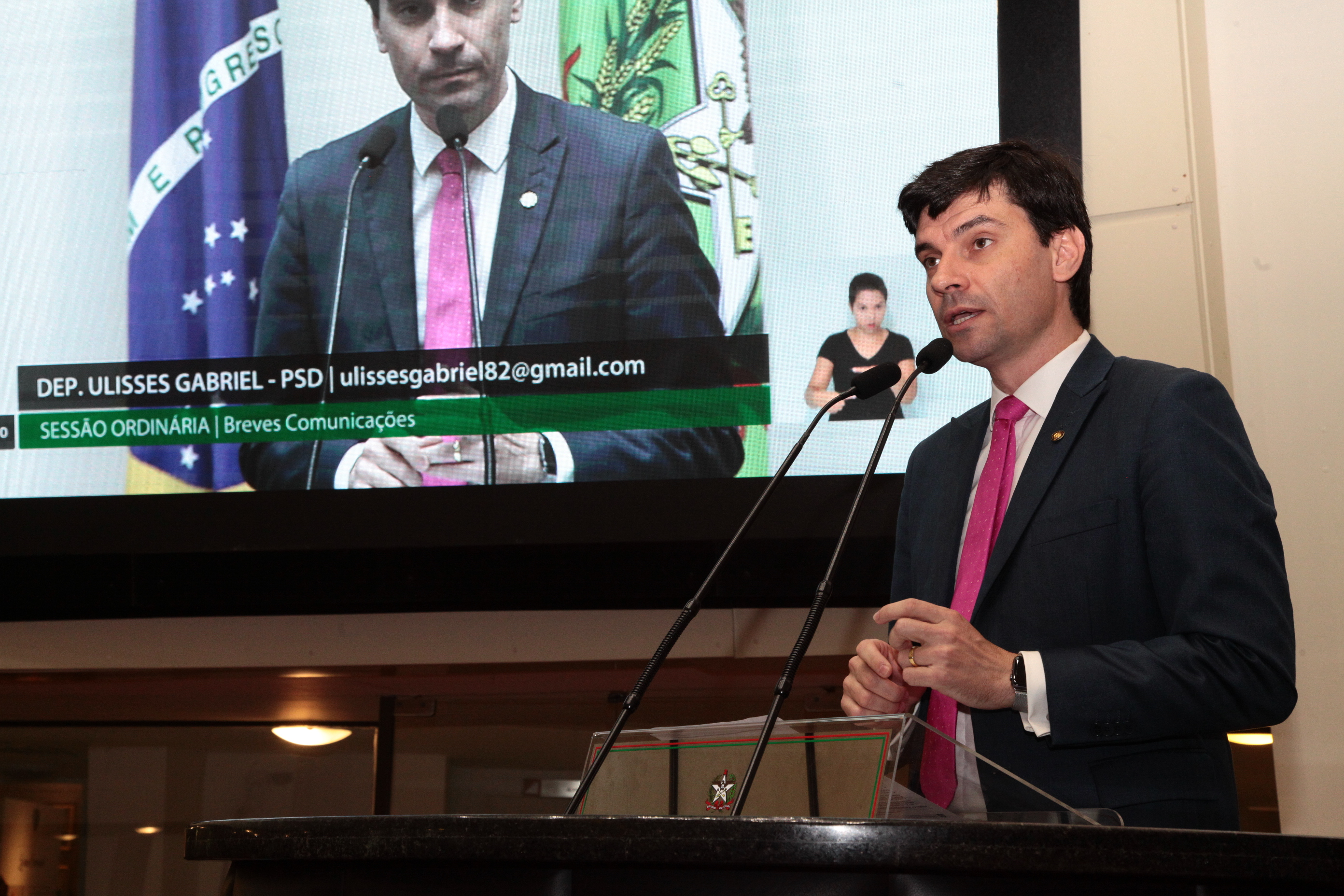 Sessão Ordinária - Deputado Ulisses Gabriel (PSD)