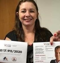 Na Semana da Mulher, vereadora de Seara celebra lei de Fabiano da Luz
