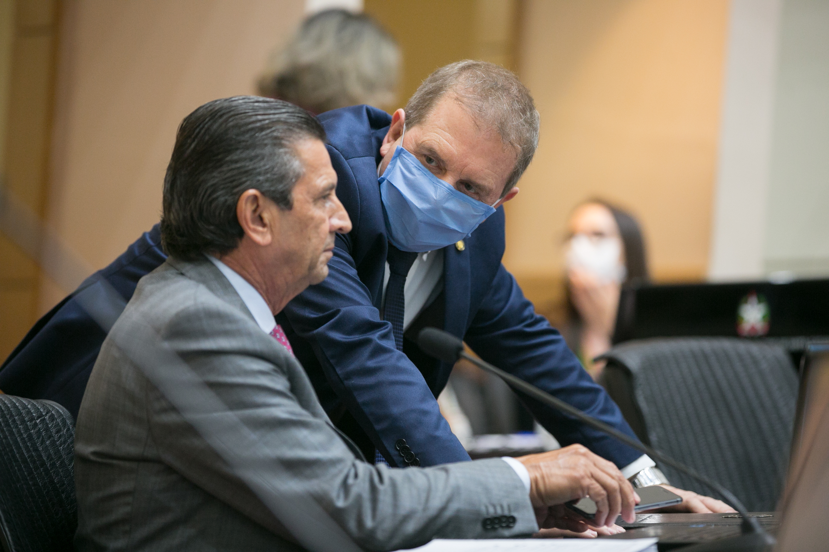 Deputado Julio Garcia (PSD) e Deputado Maurício Eskudlark (PL)
