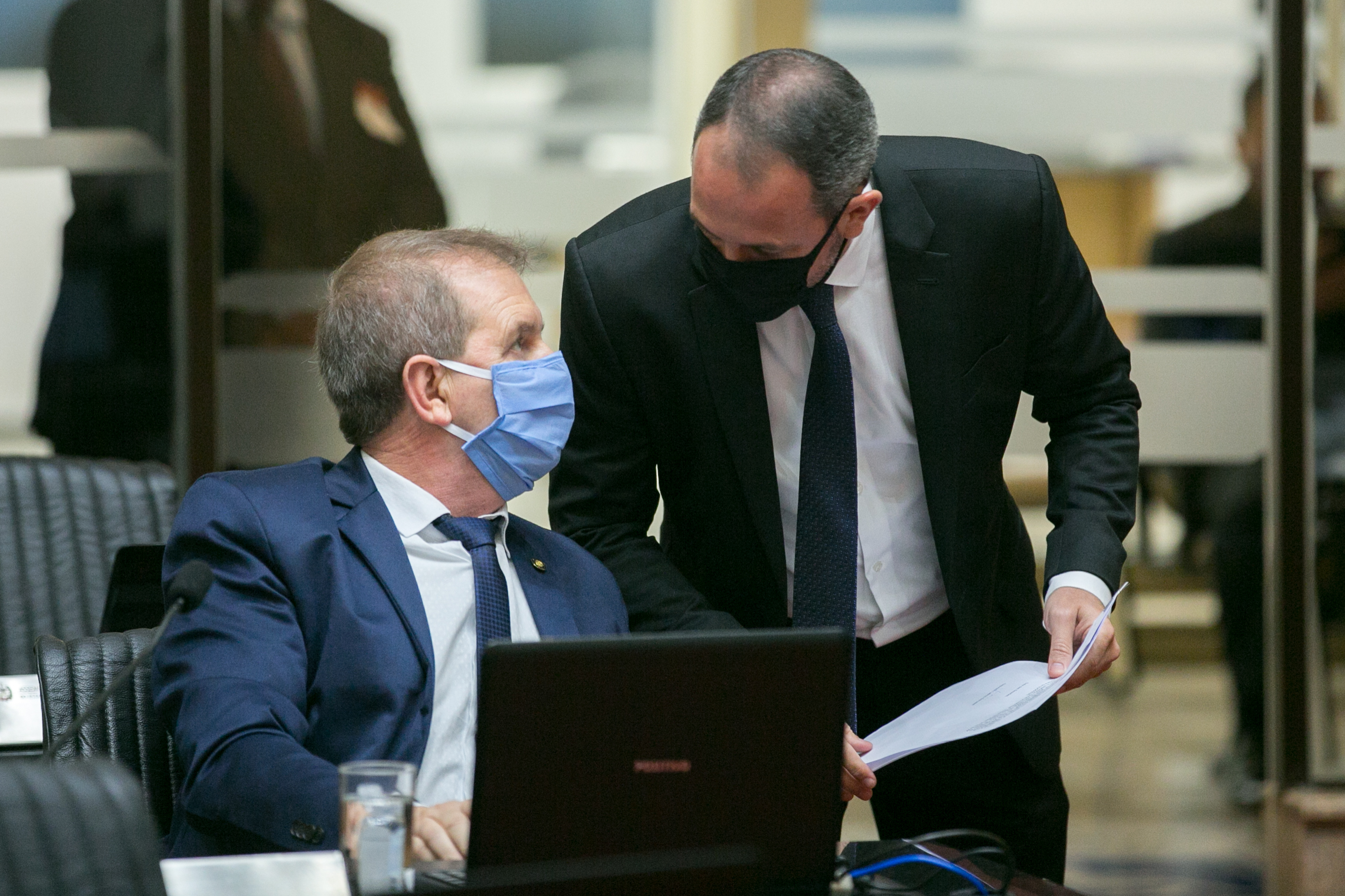 Deputado Maurício Eskudlark (PL) e Deputado Laércio Schuster (PSB)