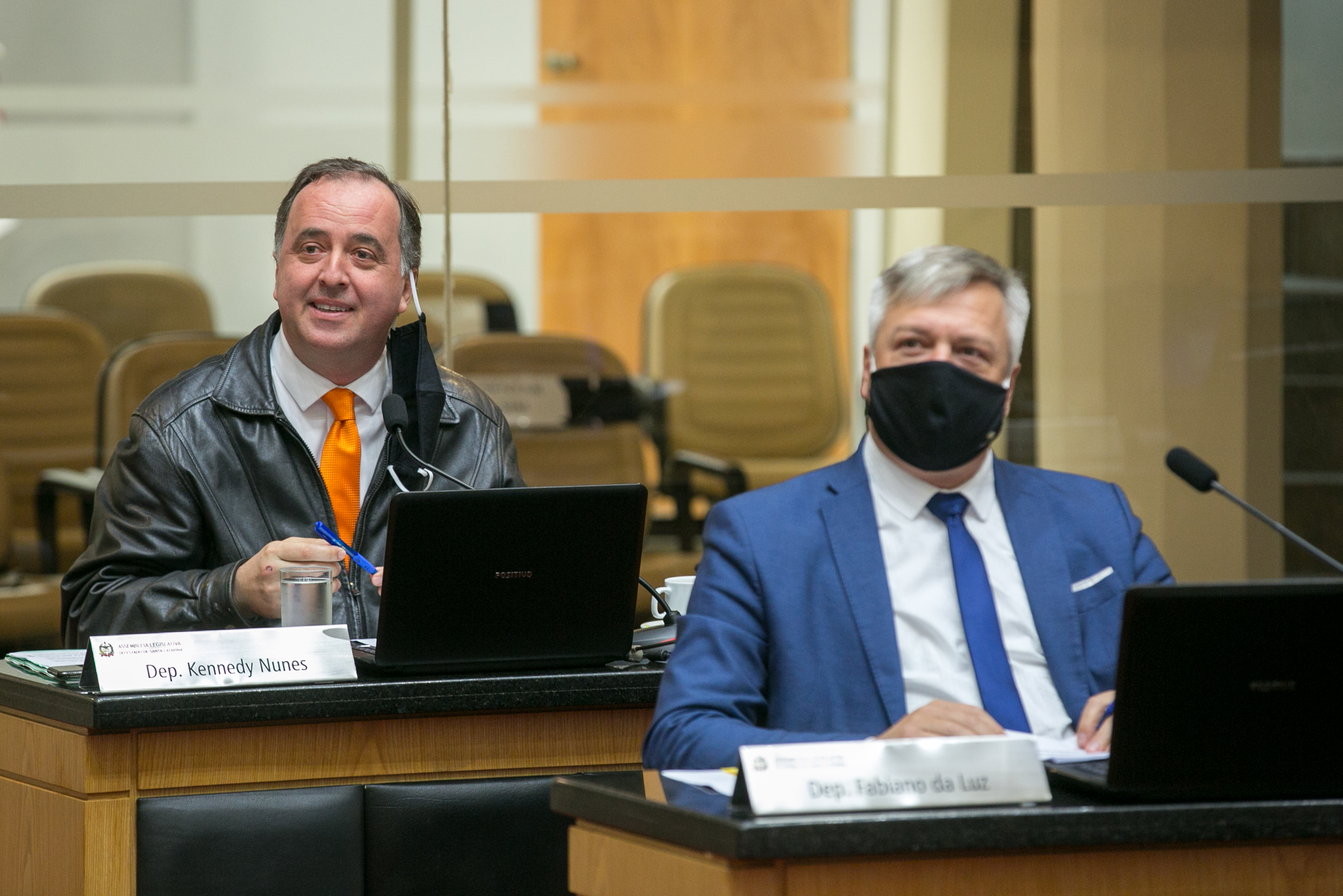Deputado Kennedy Nunes (PSD) e Deputado Fabiano da Luz (PT)