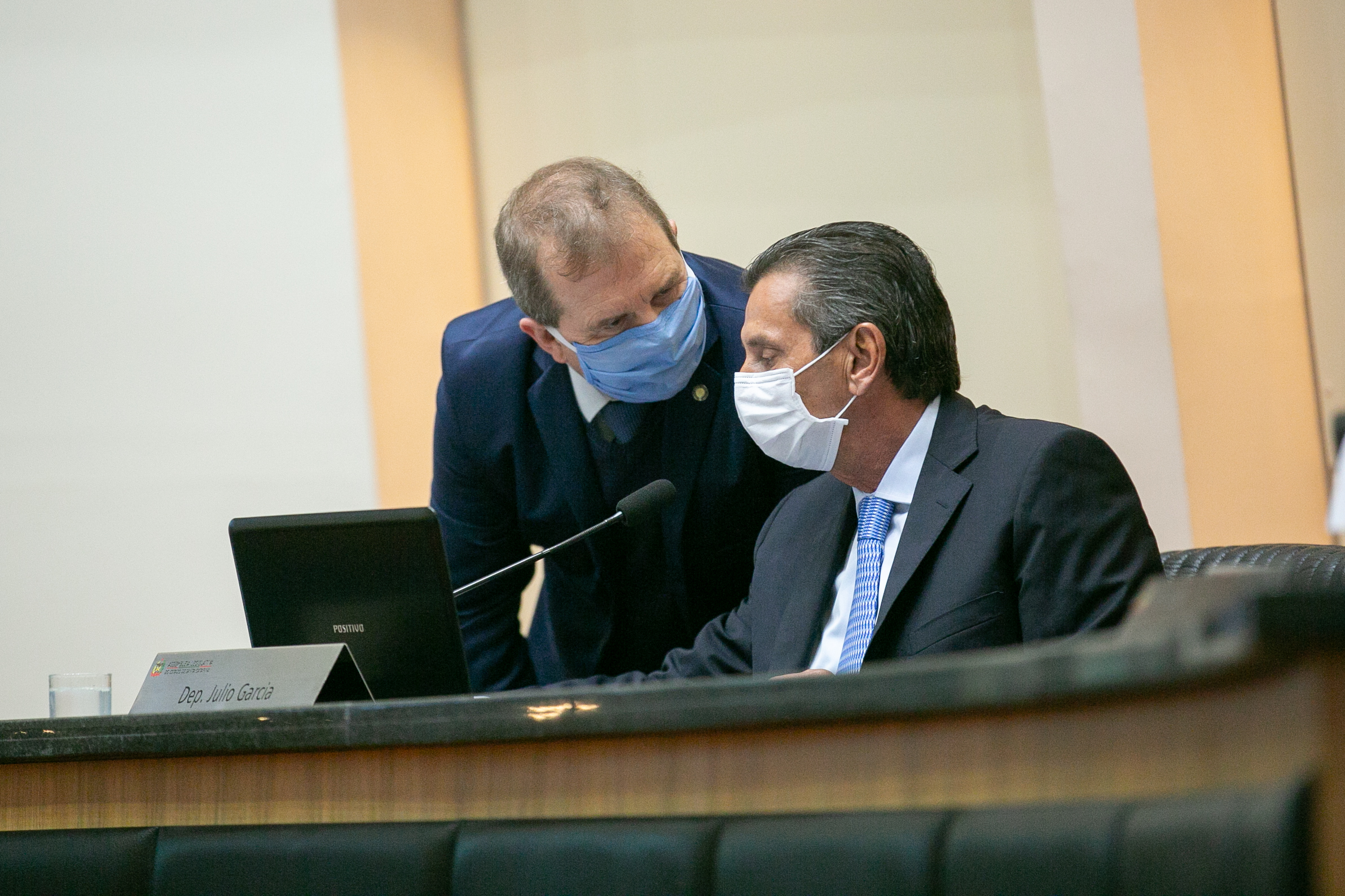 Deputado Maurício Eskudlark (PL) e Deputado Julio Garcia (PSD)