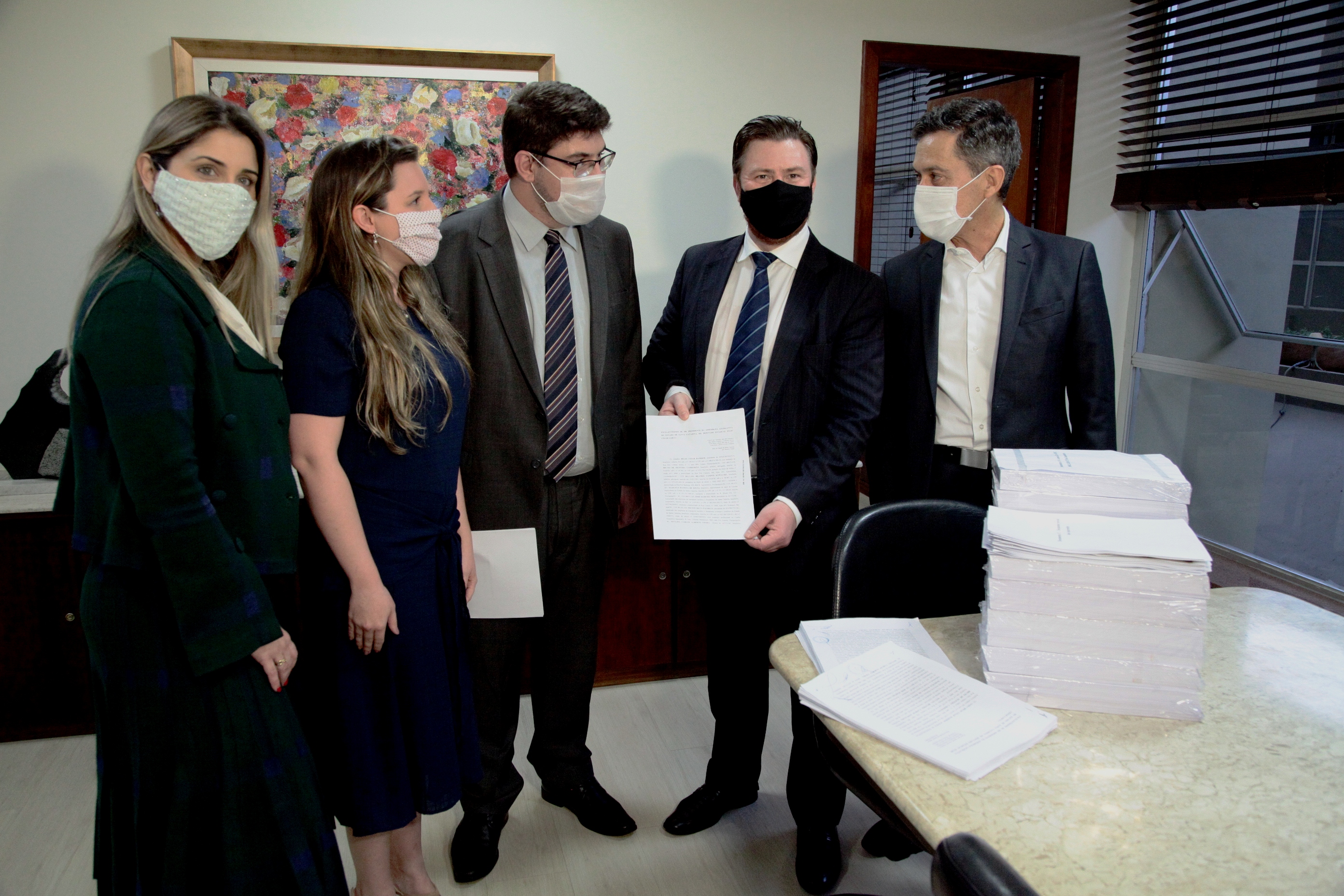Entrega de Pedido de impeachment do Governador e Vice-governadora