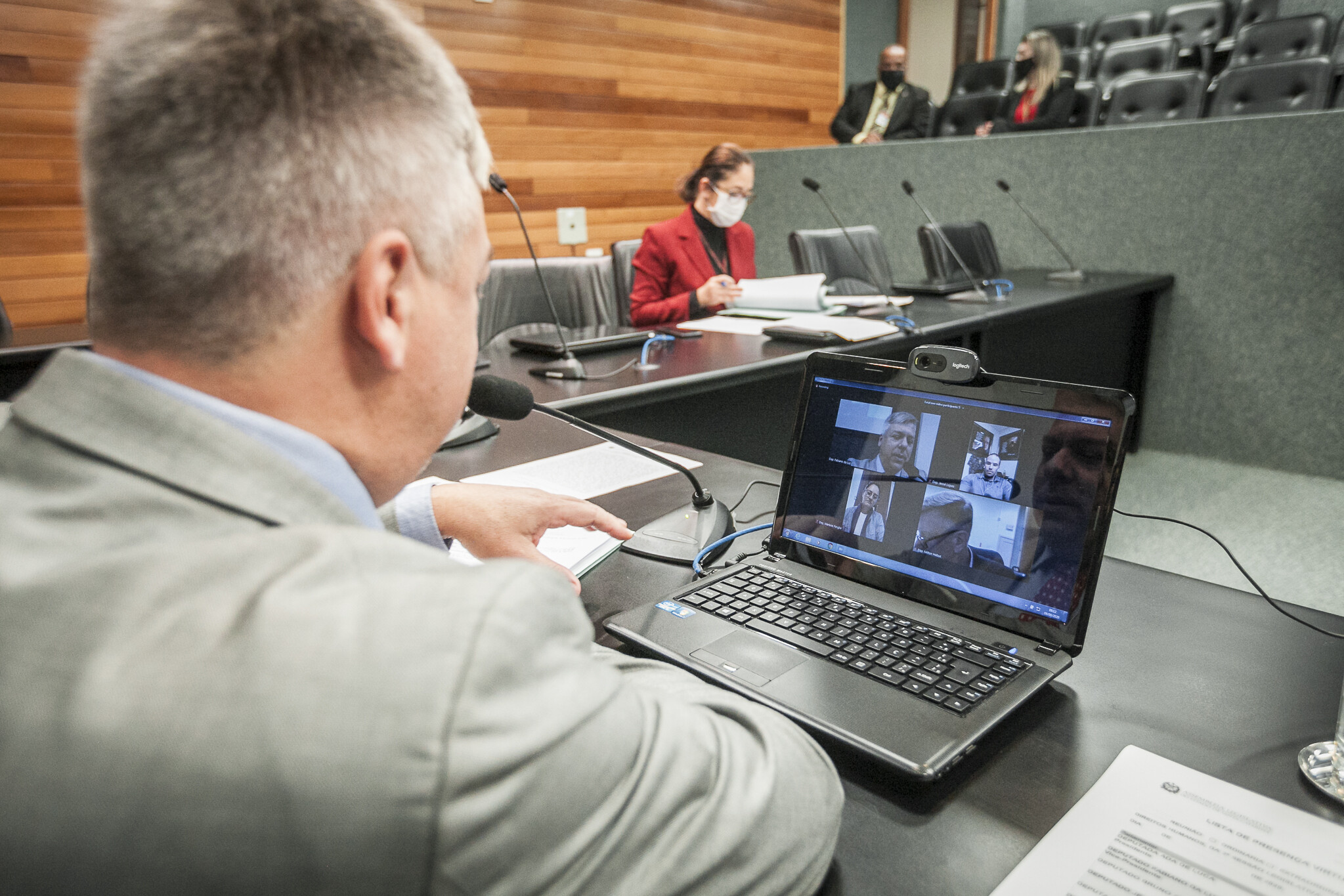 Reunião da Comissão de Direitos Humanos, realizada por videoconferência