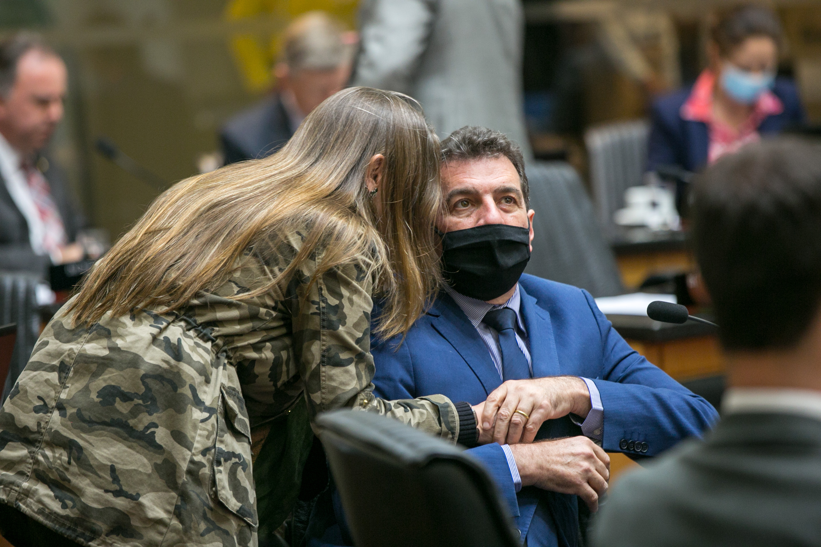 Deputada Paulinha (PDT) e Deputado Valdir Cobalchini (MDB)